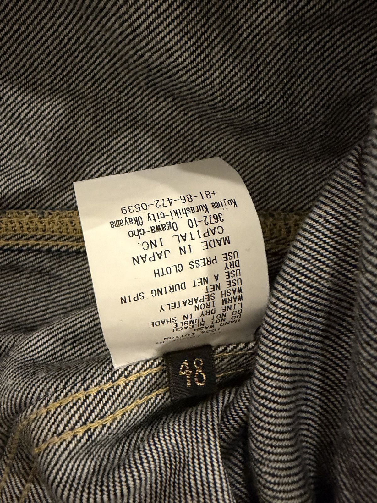 Kapital Kapital skeleton bone denim jacket 48 Size US L / EU 52-54 / 3 - 4 Thumbnail