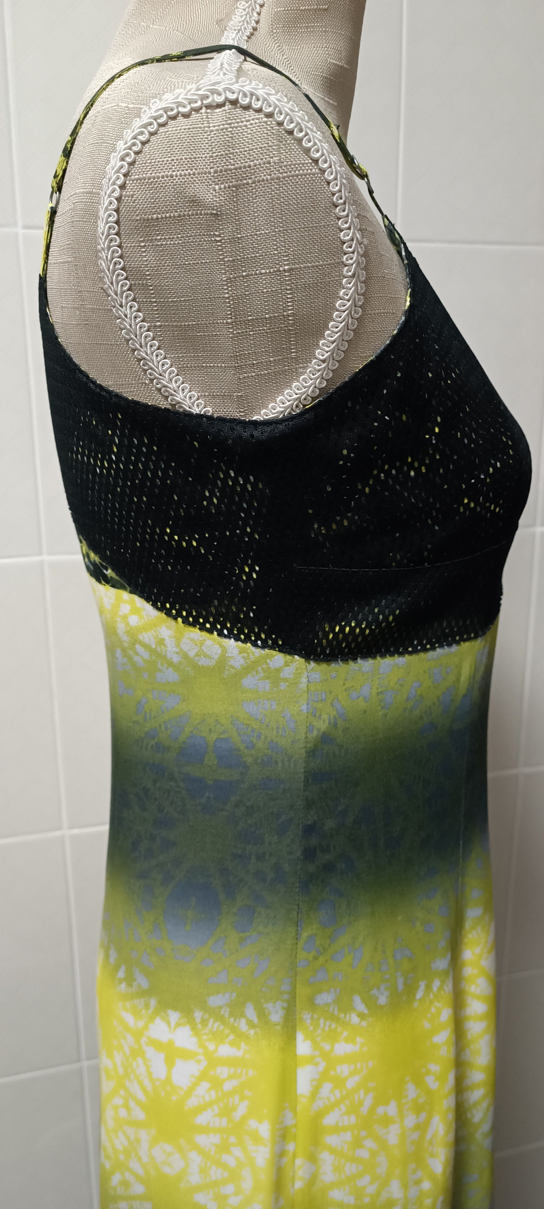 Jean Paul Gaultier SS2000 - Psychedelic print midi dress Size S / US 4 / IT 40 - 12 Thumbnail