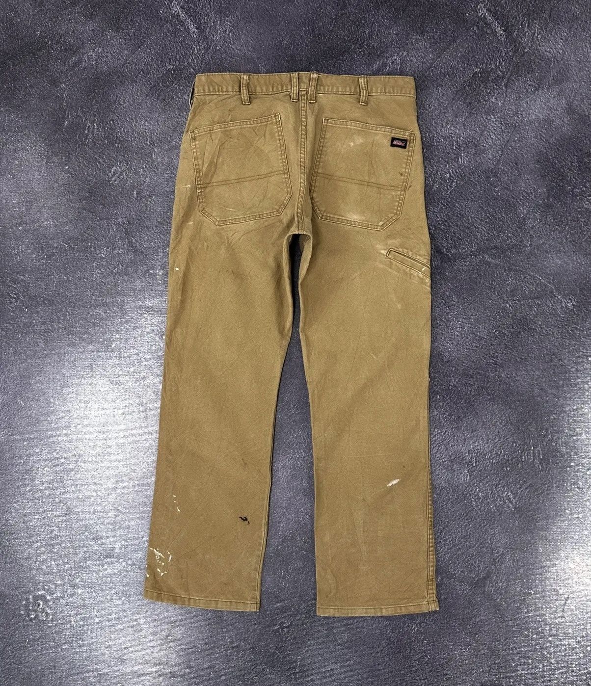 Dickies × Vintage Vintage Dickies USA Hype Mustard Work Carpenter Pants Size US 34 / EU 50 - 1 Thumbnail