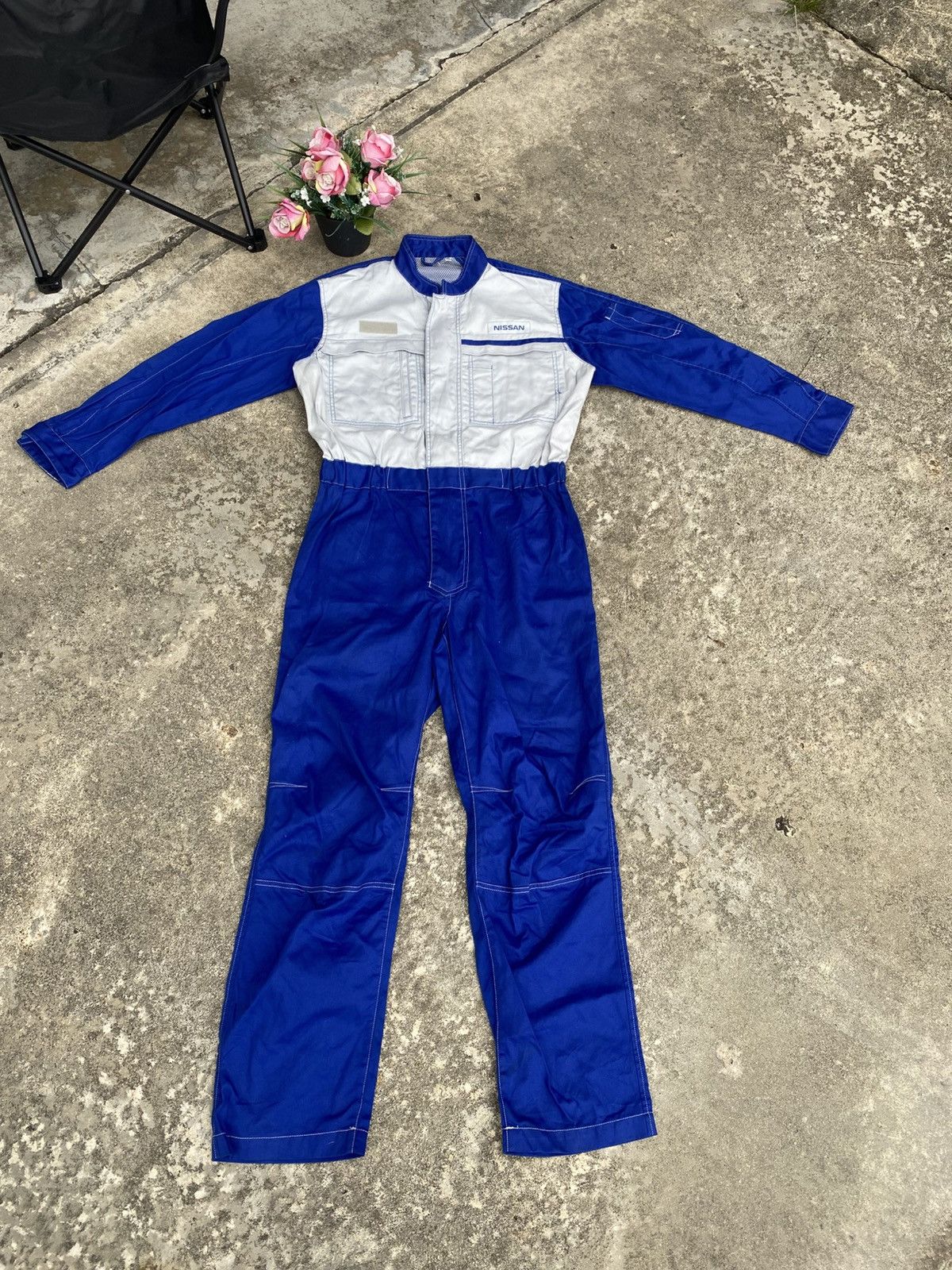 NASCAR Vintage Nissan Workwear Overalls Size US 34 / EU 50 - 3 Thumbnail