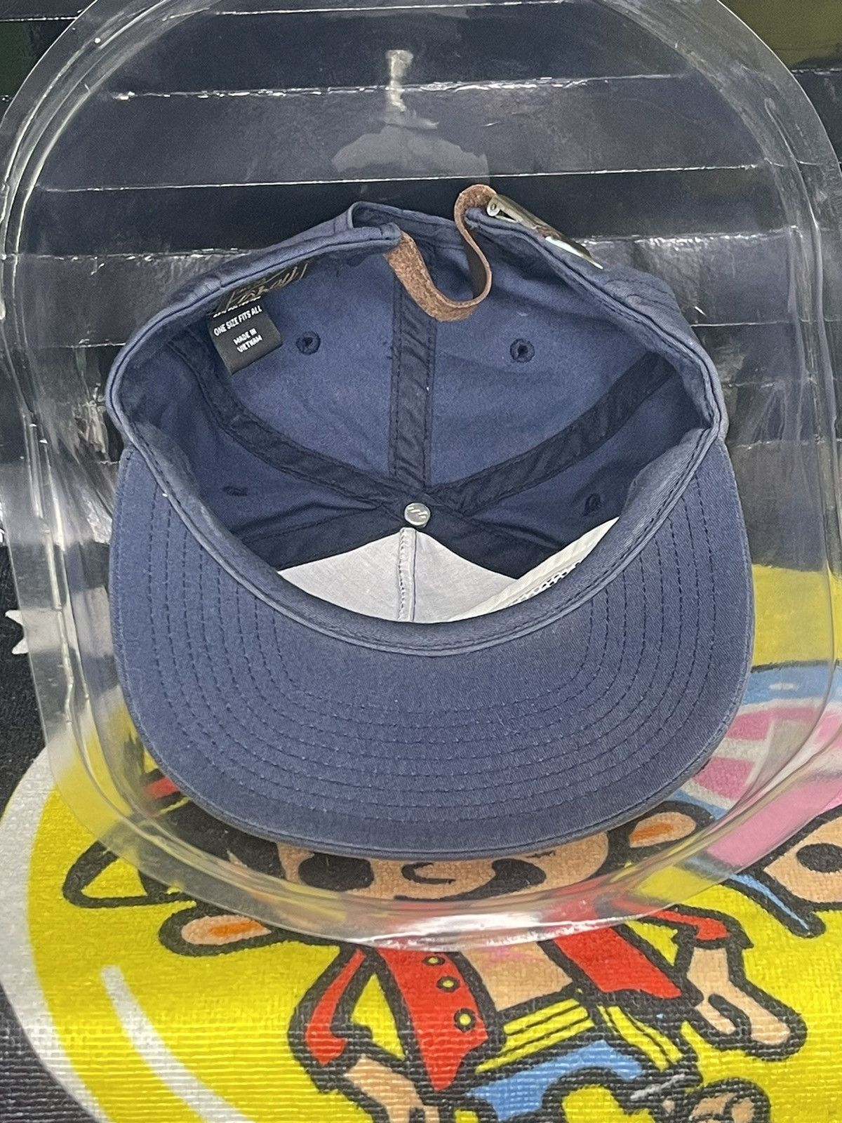 Obey OBEY HAT BLUE LEATHER STRAP Size ONE SIZE - 4 Thumbnail