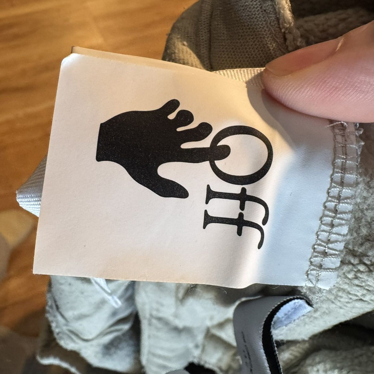 Off-White Beige Off-White Logo Sweatpants Size XXL Drawstring Size US 38 / EU 54 - 8 Thumbnail