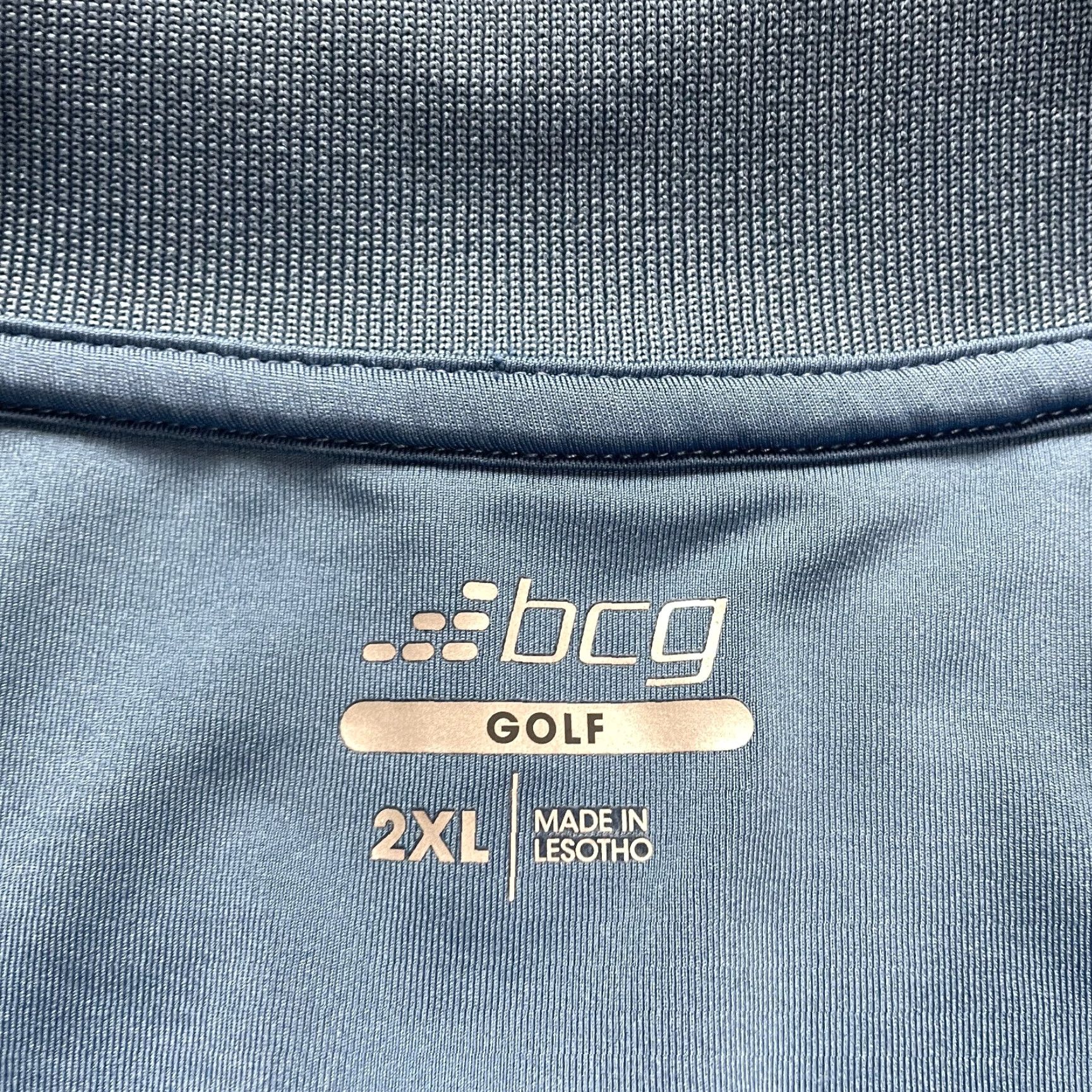 Vintage BCG Golf Polo Shirt Mens XXL Blue Striped White Collared Short Sleeve Active Top Size US XXL / EU 58 / 5 - 7 Thumbnail