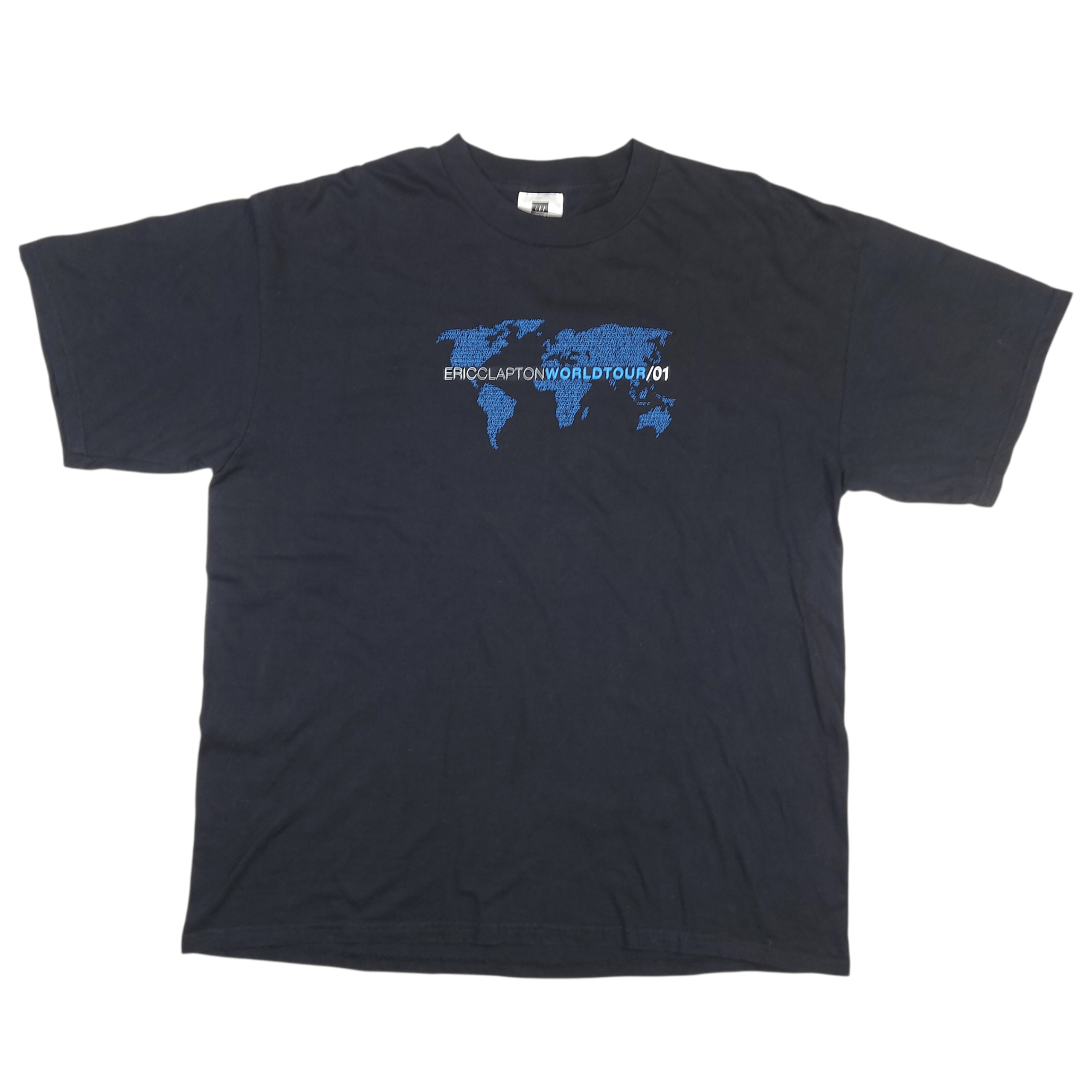 Band Tees Vintage 2001 Eric Clapton World Tour Local Crew TEE Size US XL / EU 56 / 4 - 2 Thumbnail