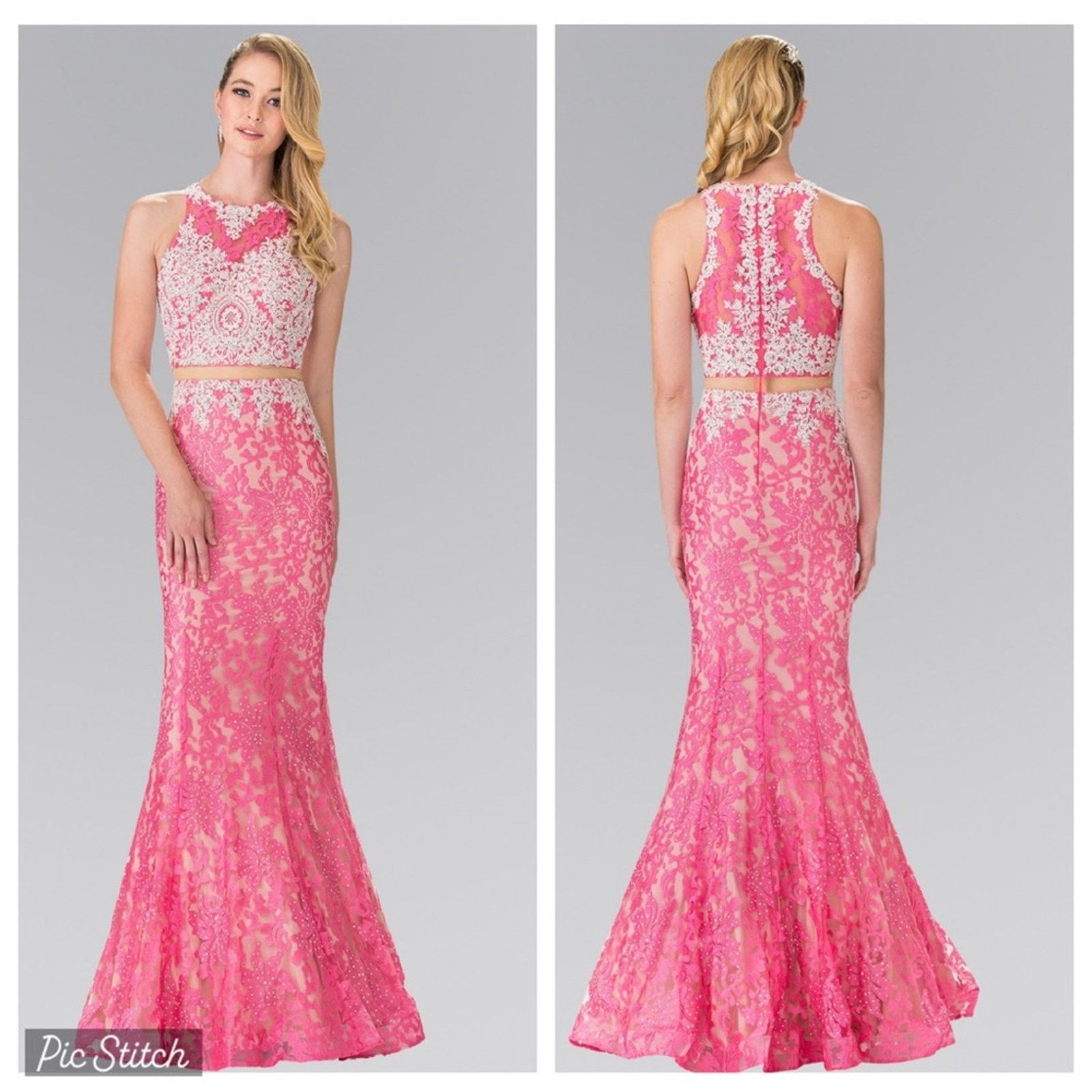 Other Gorgeous Jolene Mock 2 Piece Pageant/Prom Gown! Size XL / US 12-14 / IT 48-50 - 1 Thumbnail