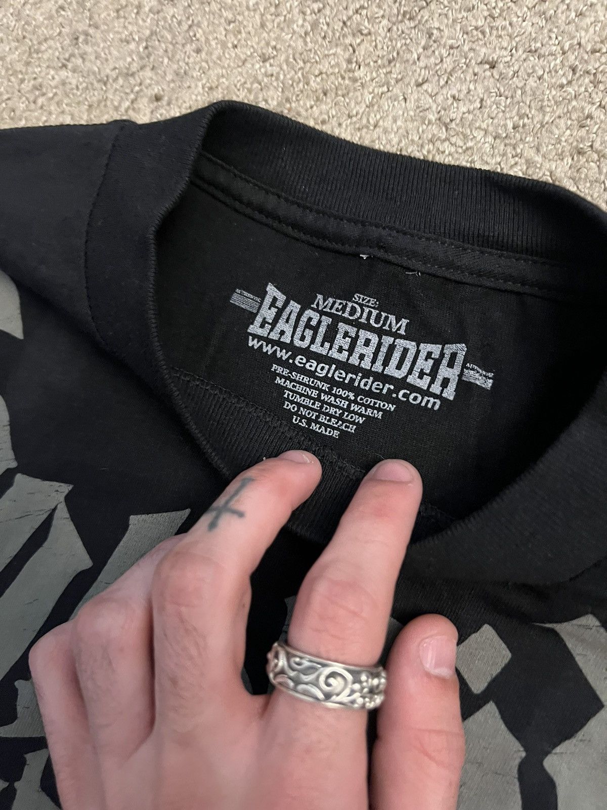 Affliction × Harley Davidson Sick AOP grunge Eagle Riders Motorcycle Tee Size US M / EU 48-50 / 2 - 3 Thumbnail