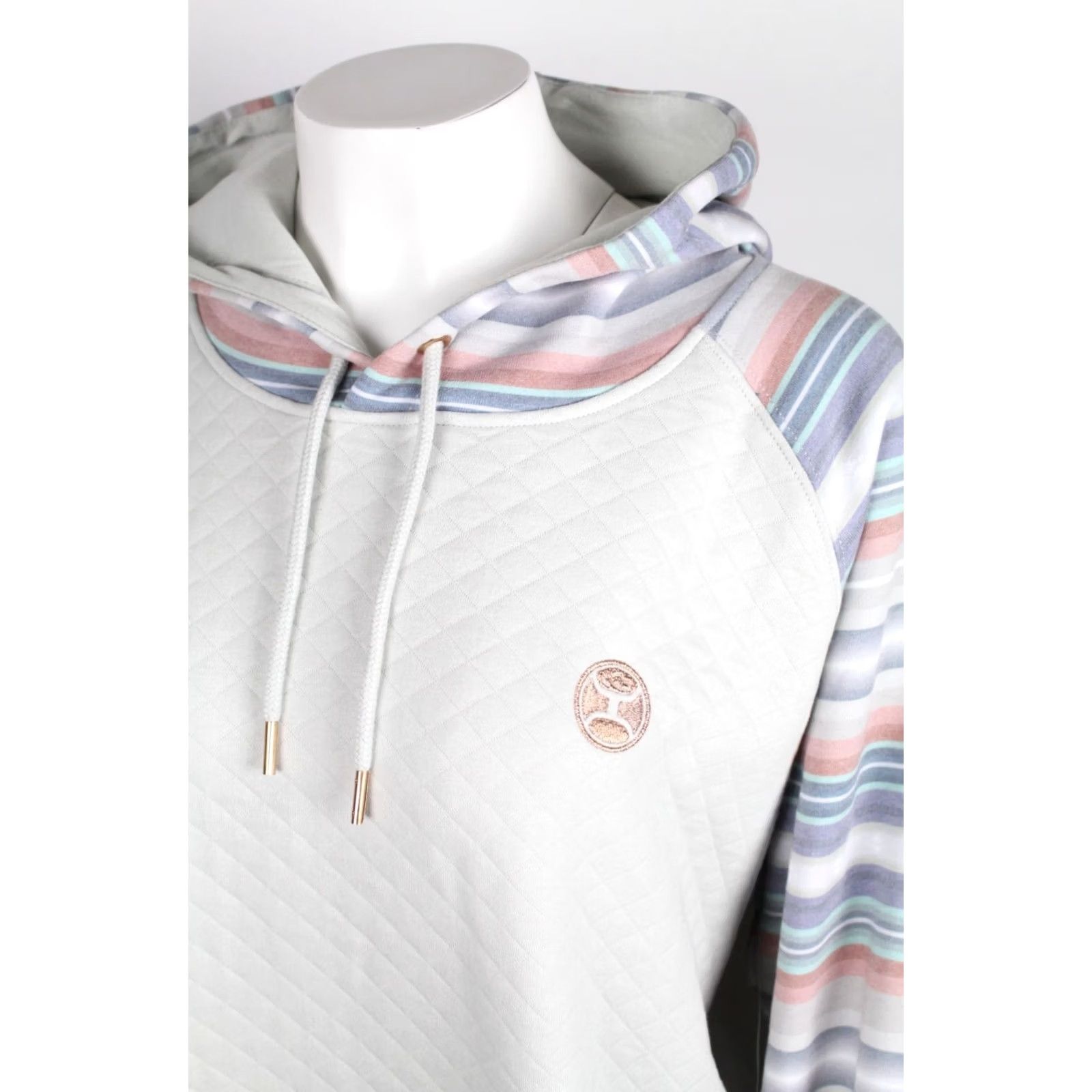 Vintage VINTAGE Hooey Women's Hoodie Aspen Serape Sweatshirt Quilted Size XXL Cream HH1198CRSP Size XXL / US 16-18 / IT 52-54 - 4 Thumbnail