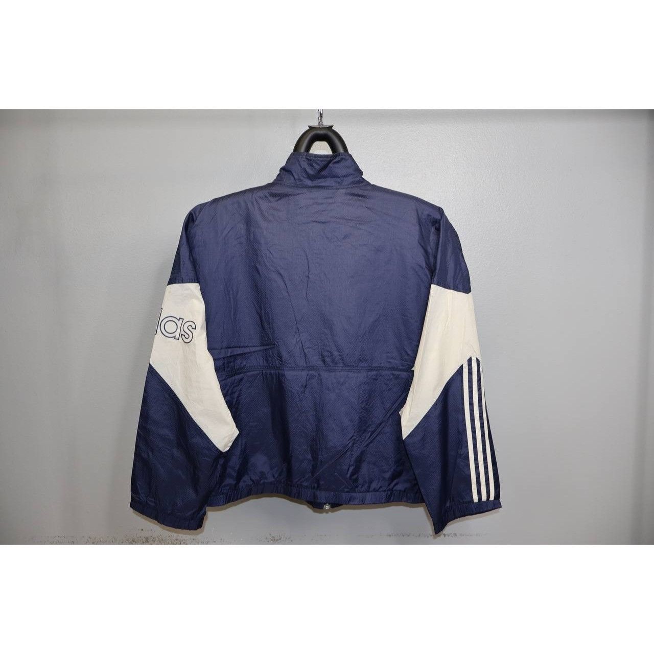 Adidas Vintage 80s ADIDAS D8 F192 Windbreaker Blue Jacket Men's Size US L / EU 52-54 / 3 - 2 Thumbnail