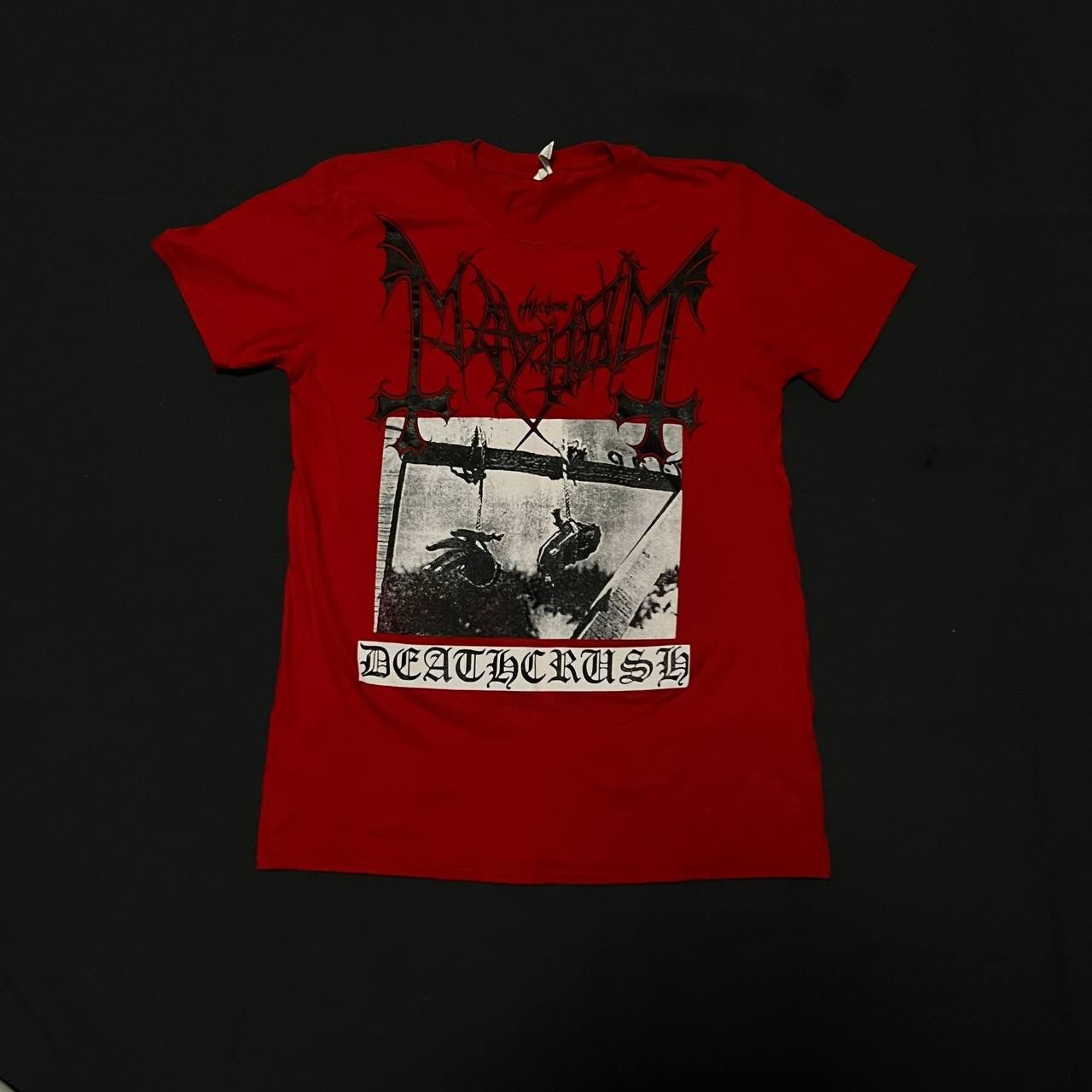 Band Tees VINTAGE! T-SHIRT Mayhem Destroy Lonely DEATHCRUSH 00’s Size US M / EU 48-50 / 2 - 1 Thumbnail