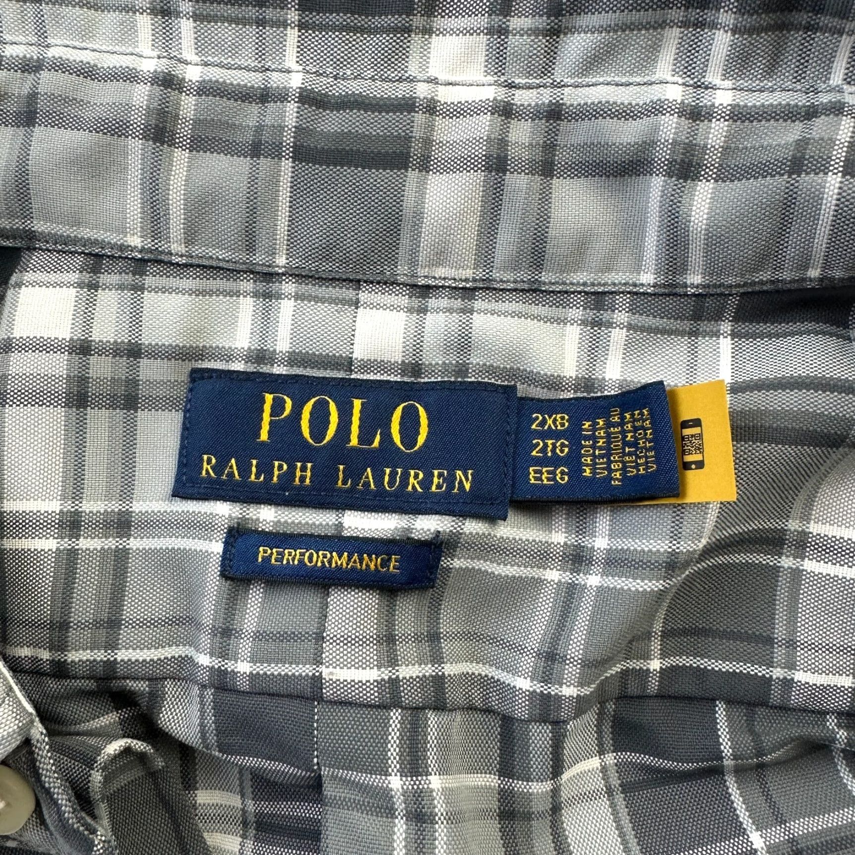 Polo Ralph Lauren Polo Ralph Lauren Shirt Mens 2XB 2XL Big Gray Performance Button Up Pony Size US XXL / EU 58 / 5 - 7 Thumbnail