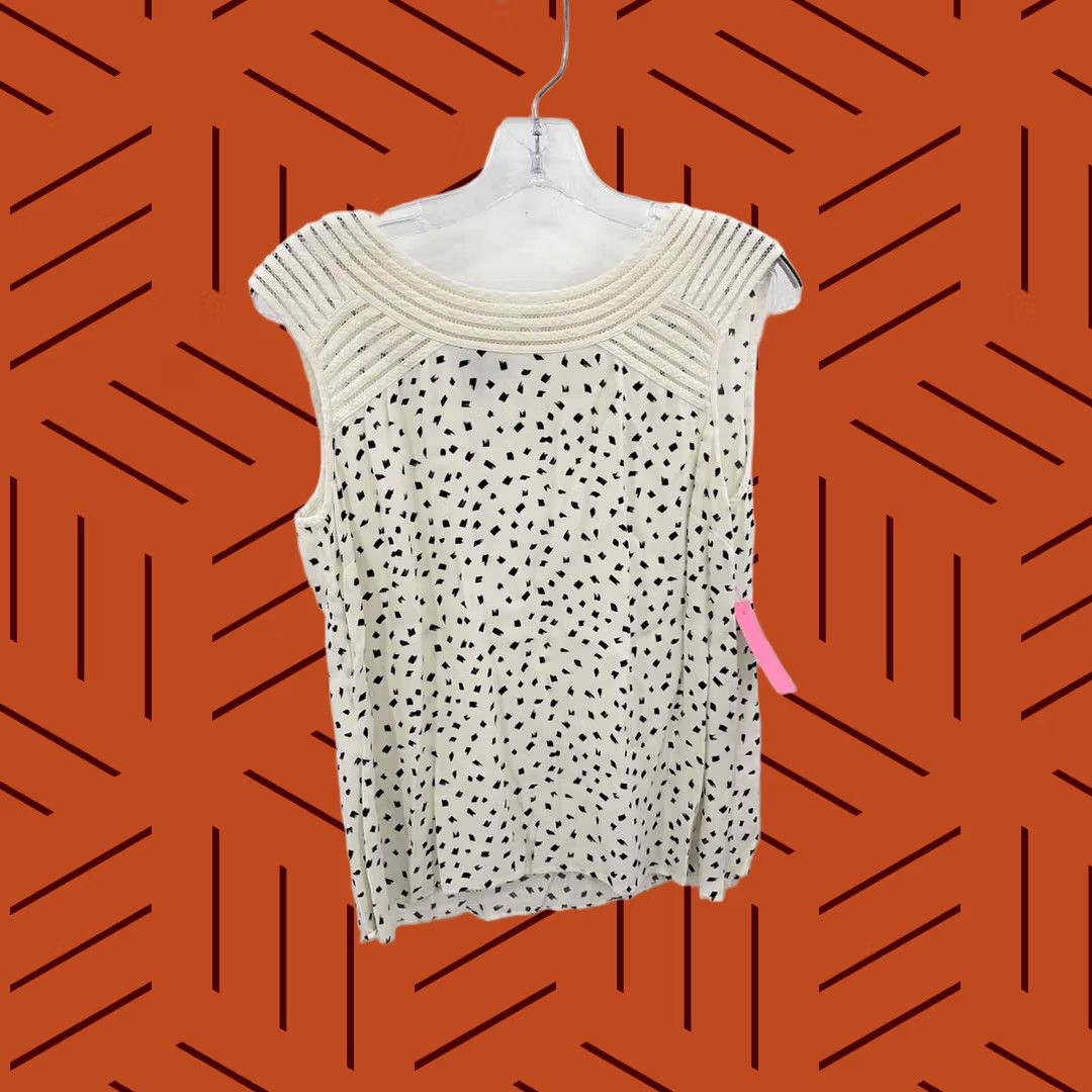 Talbots Talbots White Size 12 Printed Tank Top Size XL / US 12-14 / IT 48-50 - 1 Thumbnail