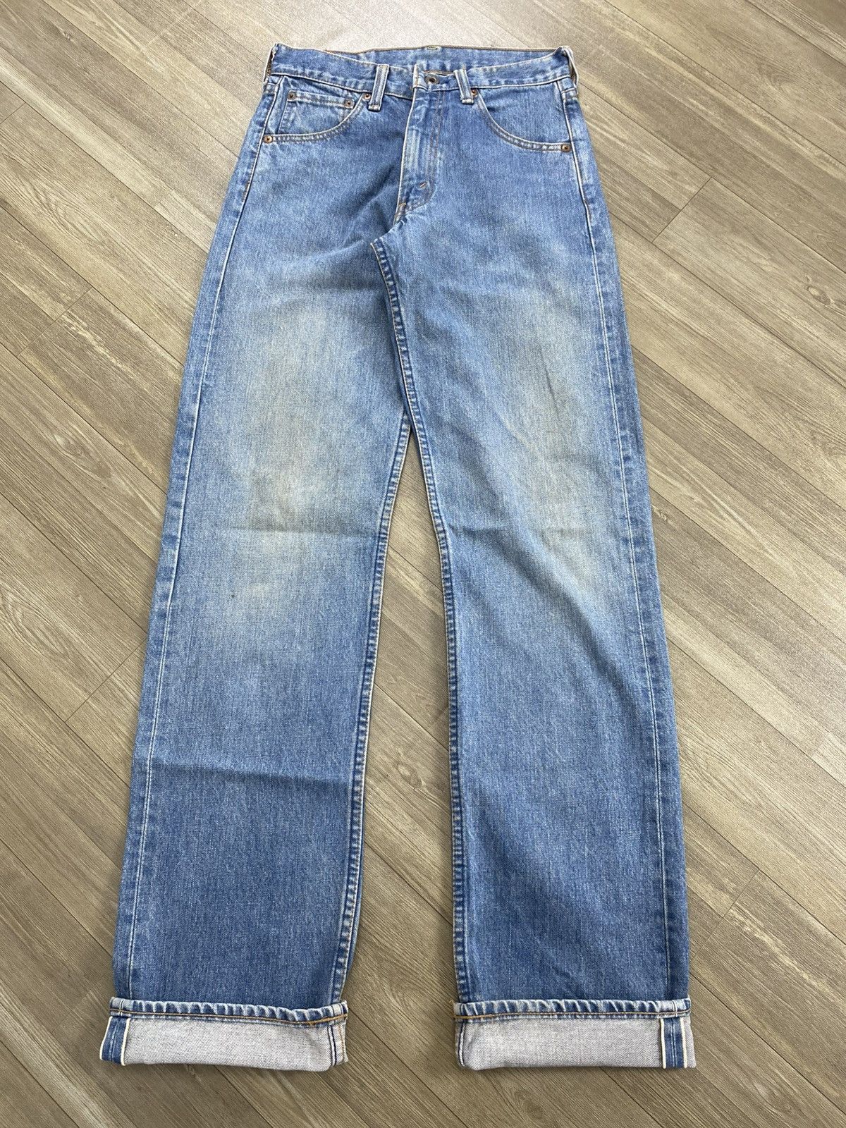 Levi's Vintage Clothing Vintage Levis 503 28x36 Selvedge Straight Fit Blue Jeans Size US 28 / EU 44 - 1 Thumbnail