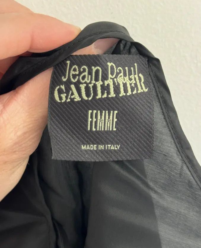 Jean Paul Gaultier Jean Paul Gaultier Mesh Top Dress Skirt Tattoo Jacket EX0113 Size L / US 10 / IT 46 - 9 Thumbnail