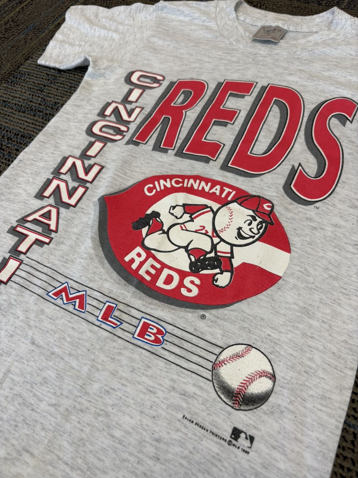 Other 🔥Vintage 1993 SALEM Cincinnati Reds Baby Tee Shirt🔥 Size M / US 6-8 / IT 42-44 - 2 Thumbnail