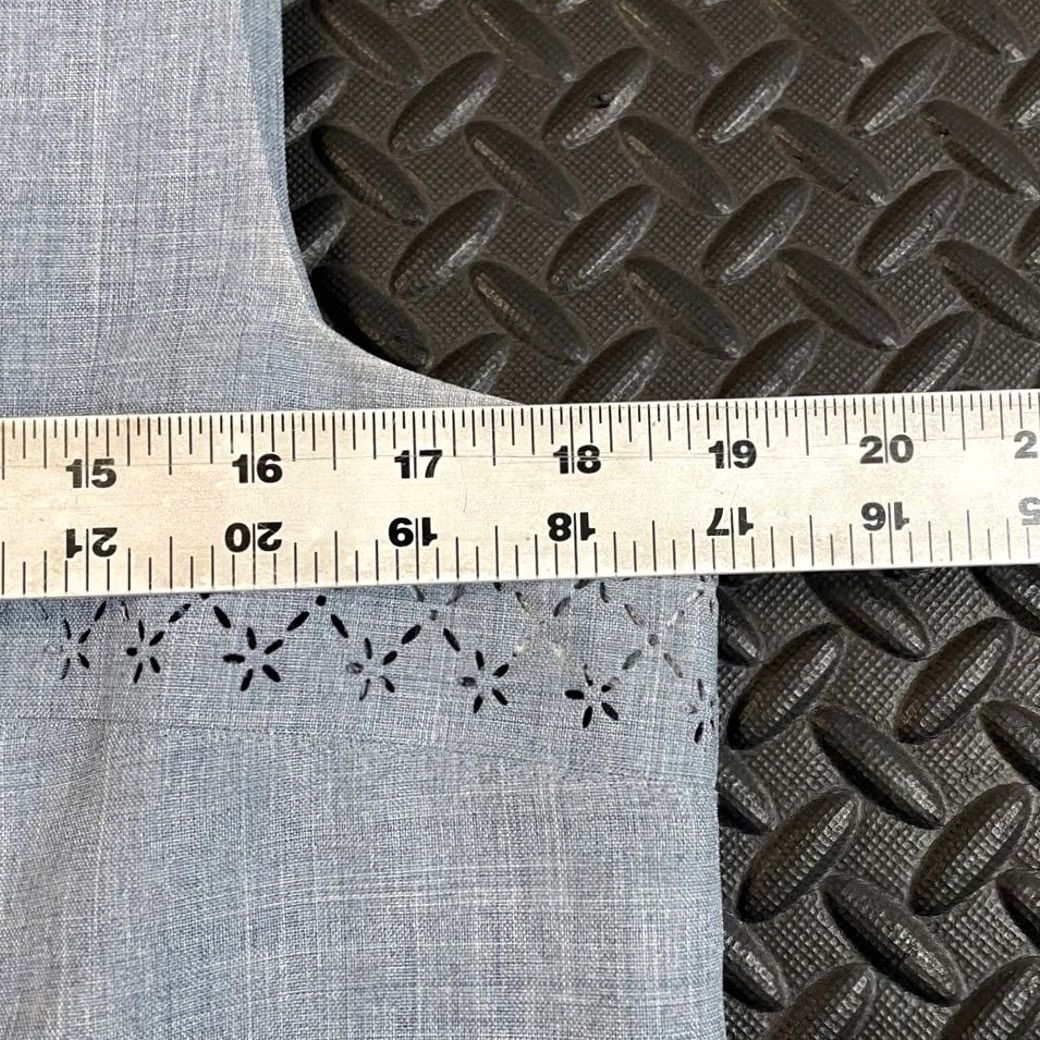 Vintage VINTAGE Leslie Belle Petite Light Blue Tank Top Blouse Top Women's Size 10P Tank Womens Petite Blue 10P Size L / US 10 / IT 46 - 7 Thumbnail