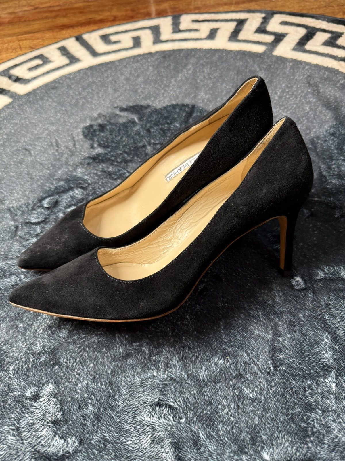 Manolo Blahnik Suede Heels