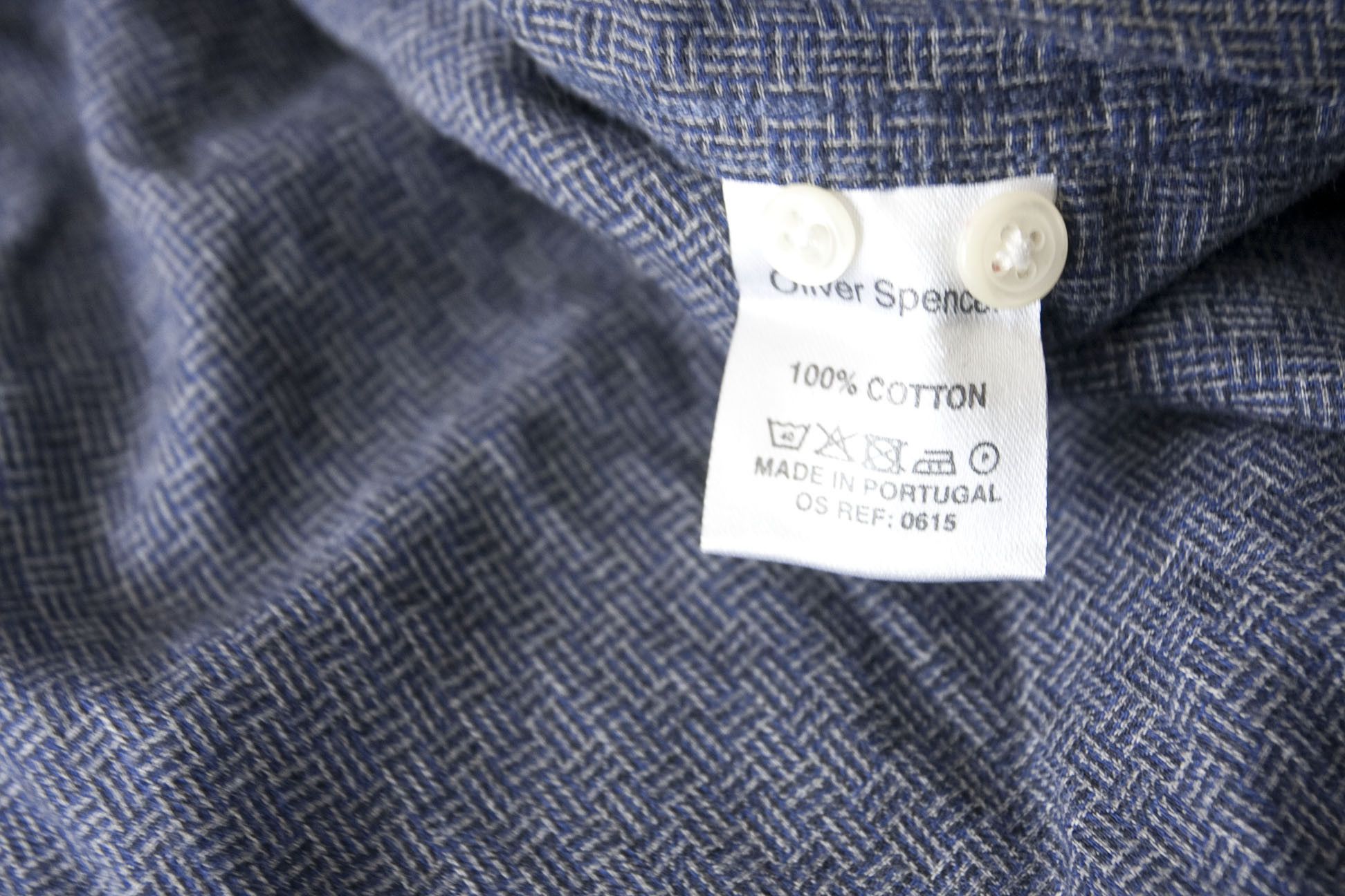 Oliver Spencer Oliver Spencer Shirt Cotton Size 15.5 Dark Blue Size US M / EU 48-50 / 2 - 3 Thumbnail