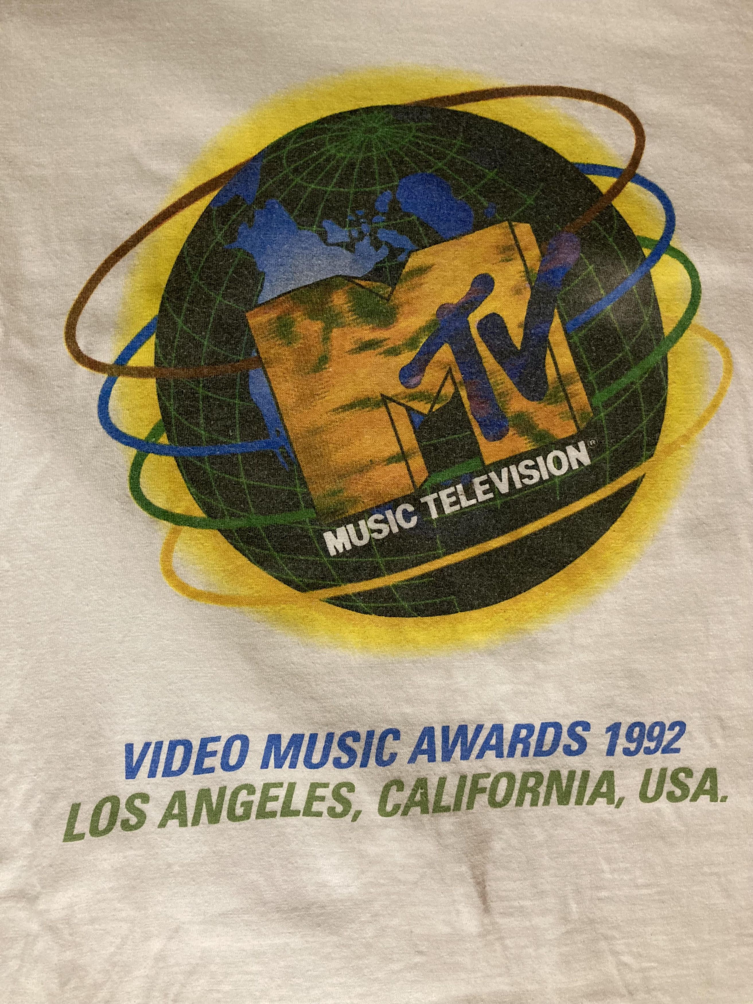 Mtv Rare Vintage Original 1992 MTV Video Music Awards Tee Size US XL / EU 56 / 4 - 5 Thumbnail