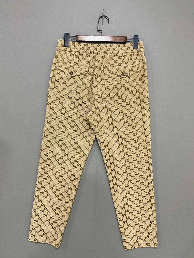 Gucci Gucci Monogram Print Casual Pants-2505 Size 41" - 3 Thumbnail