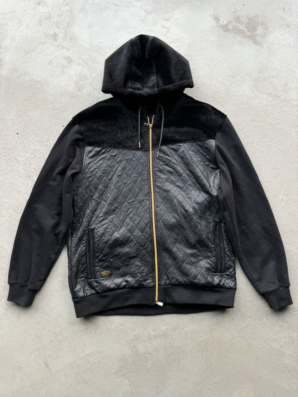 Vintage Pelle Pelle Leather Fur Jacket