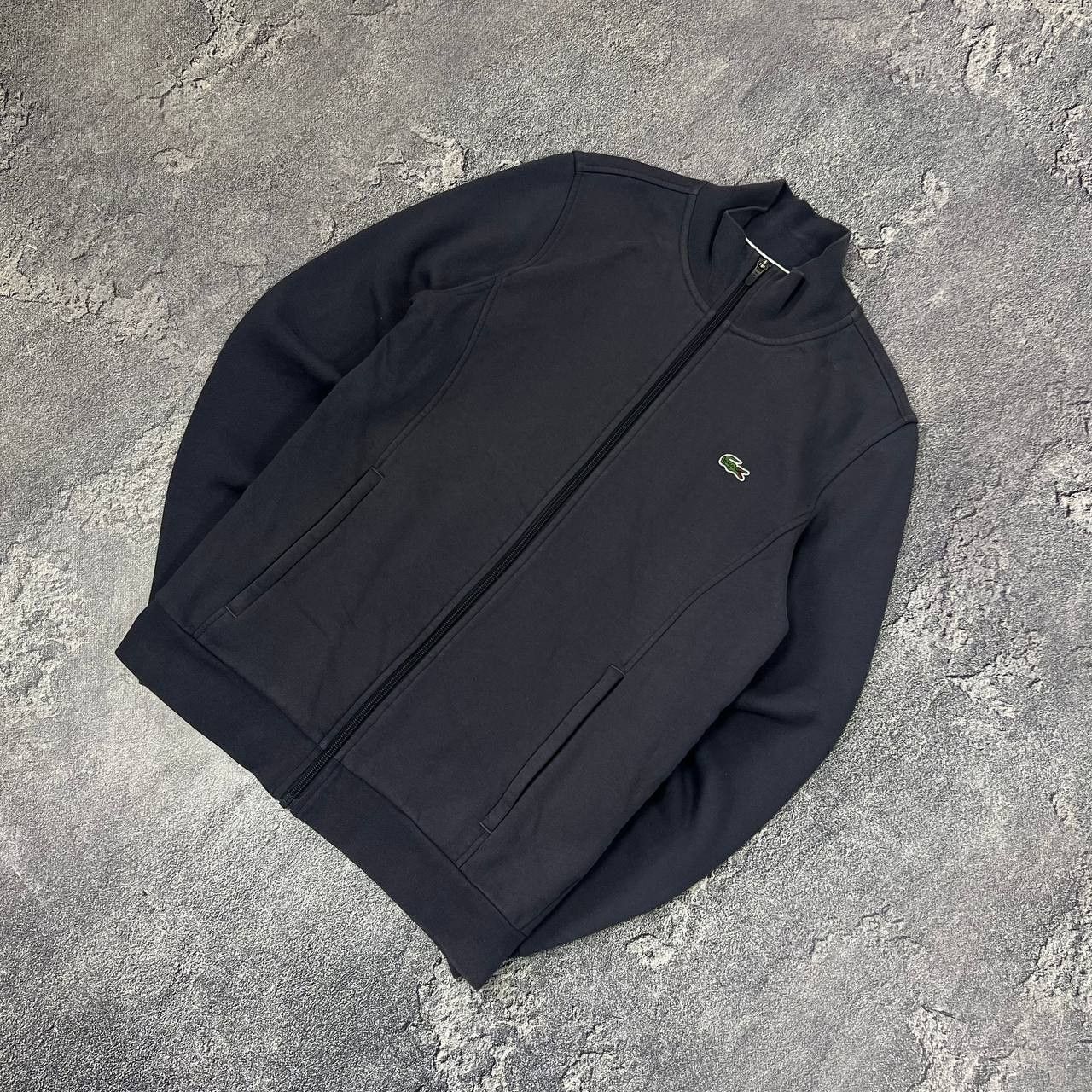 Lacoste Vintage Lacoste Sweater Sweater Waffle Knit Full Zip S Size US S / EU 44-46 / 1 - 5 Thumbnail
