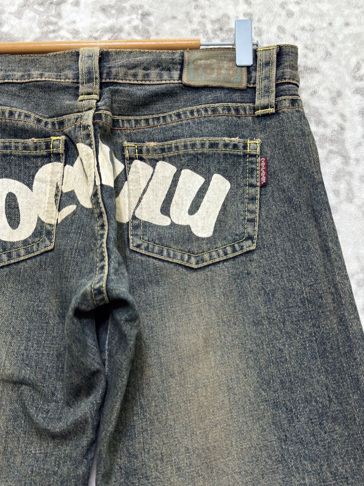 Hysteric Glamour Vintage COCOLULU Y2K Straight Leg Acid Wash Unisex Jeans Size US 31 - 11 Thumbnail