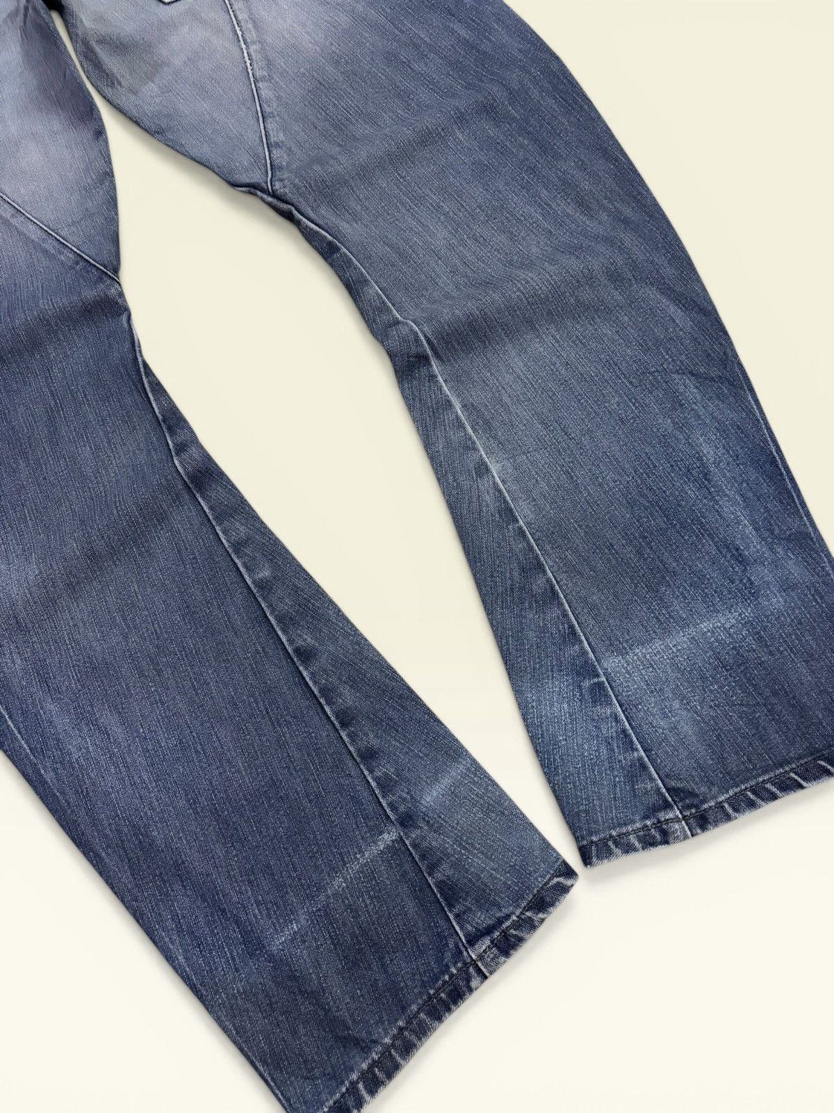 Comme des Garcons Japan Edwin Blue Trip Cargo Ultility Fade Jeans Size US 34 / EU 50 - 8 Thumbnail