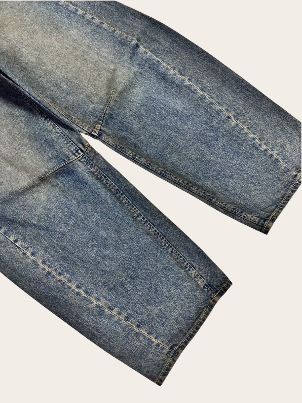 Jun Takahashi Japan GU Crazy Rusty Wash Ballon Loose Jeans Size US 28 / EU 44 - 3 Thumbnail