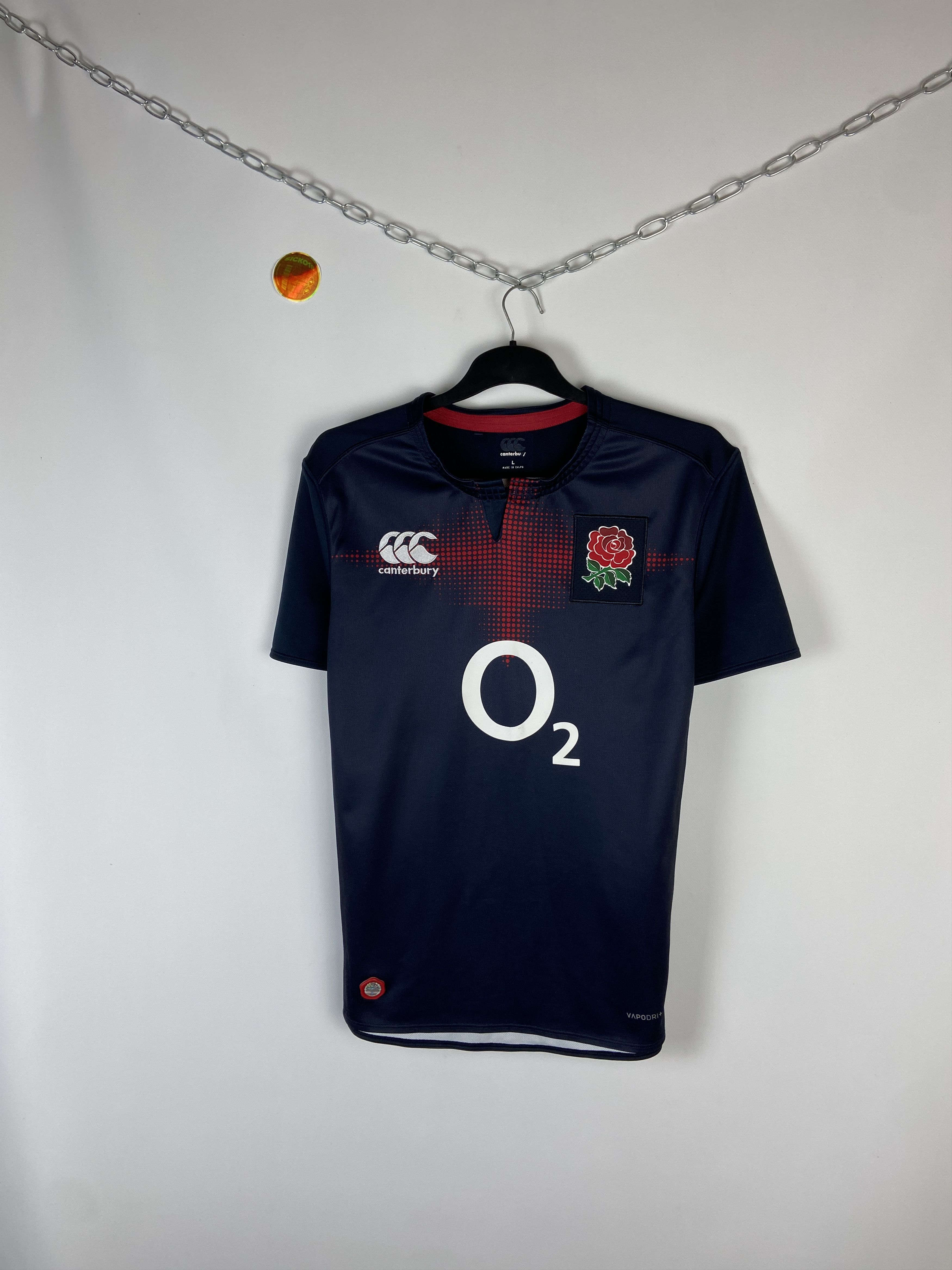 Canterbury of New Zealand × Vintage Canterbury O2 England National Team Rugby Jersey Size US XL / EU 56 / 4 - 3 Thumbnail
