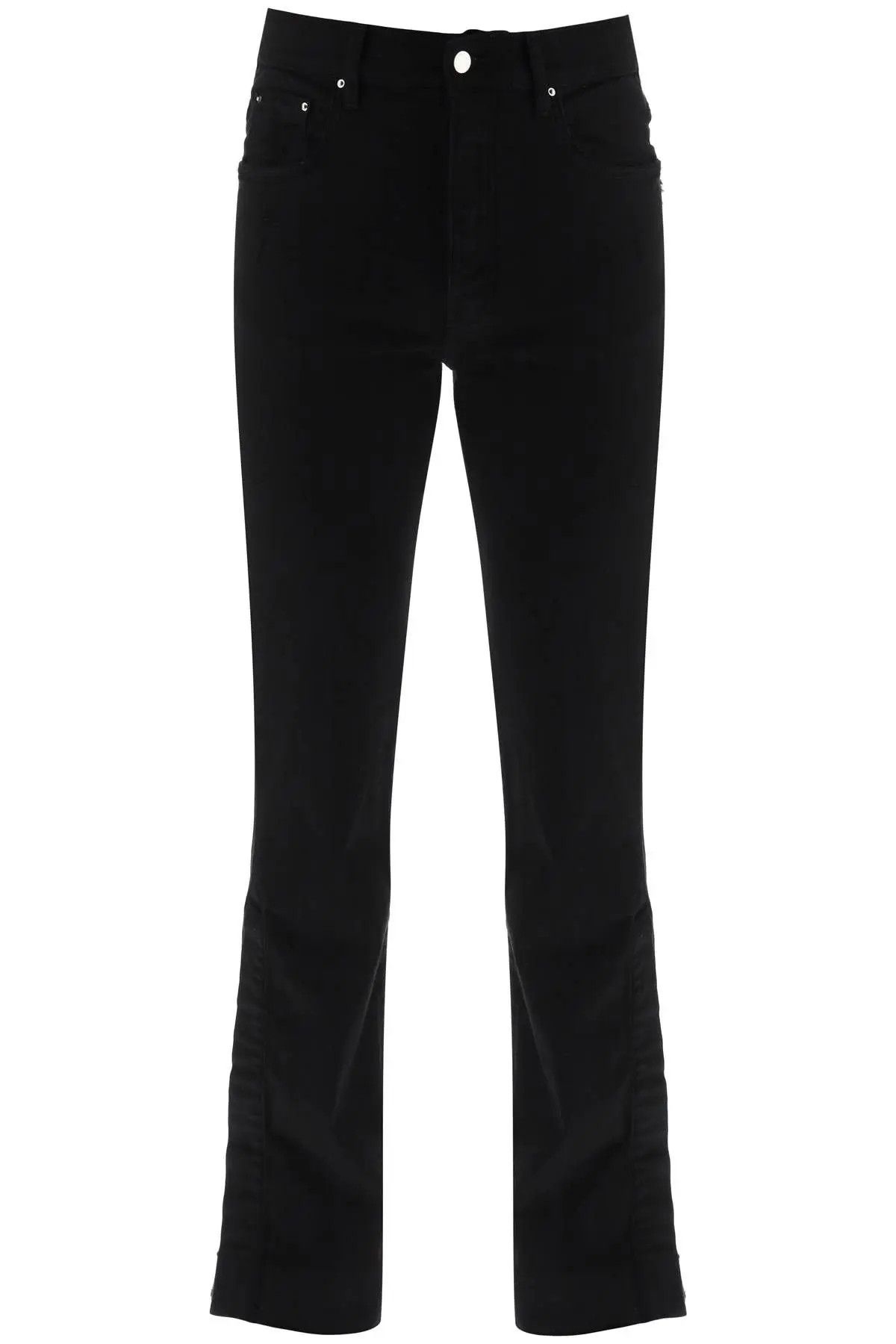 image of Amiri O1S22I1N0224 Stack Kick Flared Jeans In Black, Men's (Size 31)