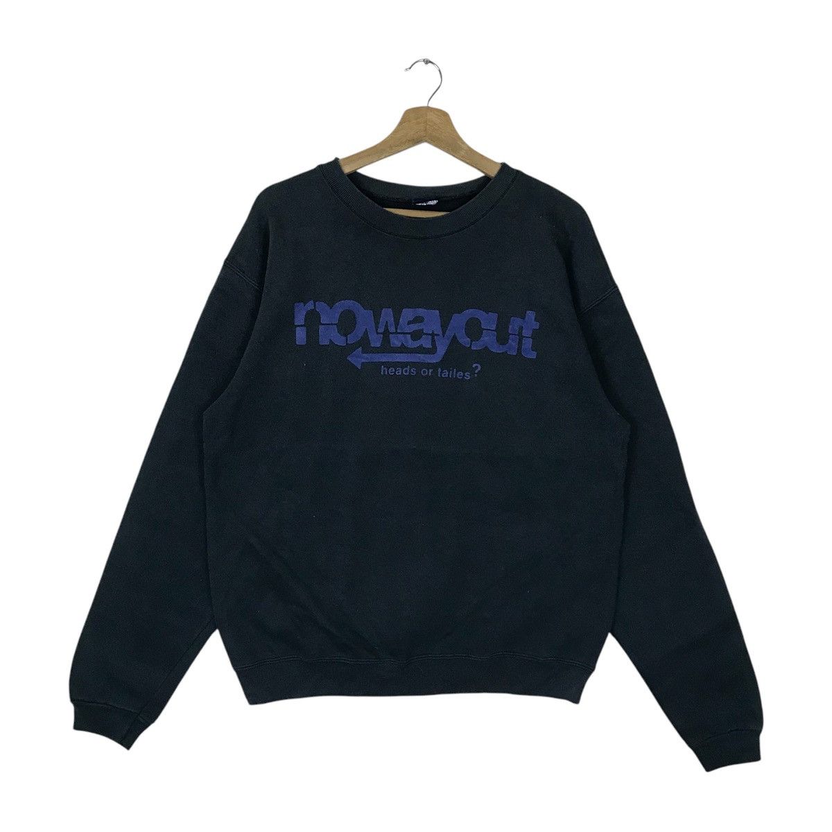 Vintage Vintage Right-On NoWayOut Pullover Jumper Sweatshirt Size US L / EU 52-54 / 3 - 1 Thumbnail