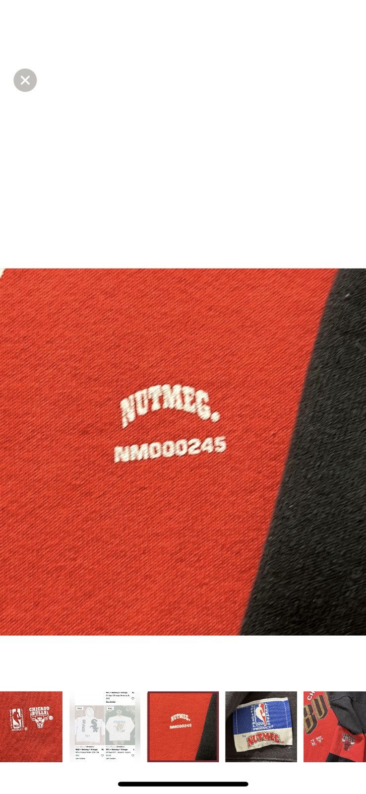 Nutmeg JORDAN/CHICAGO BULLS from THE 90’s | CLEAN | VINTAGE | RARE Size US XL / EU 56 / 4 - 10 Thumbnail