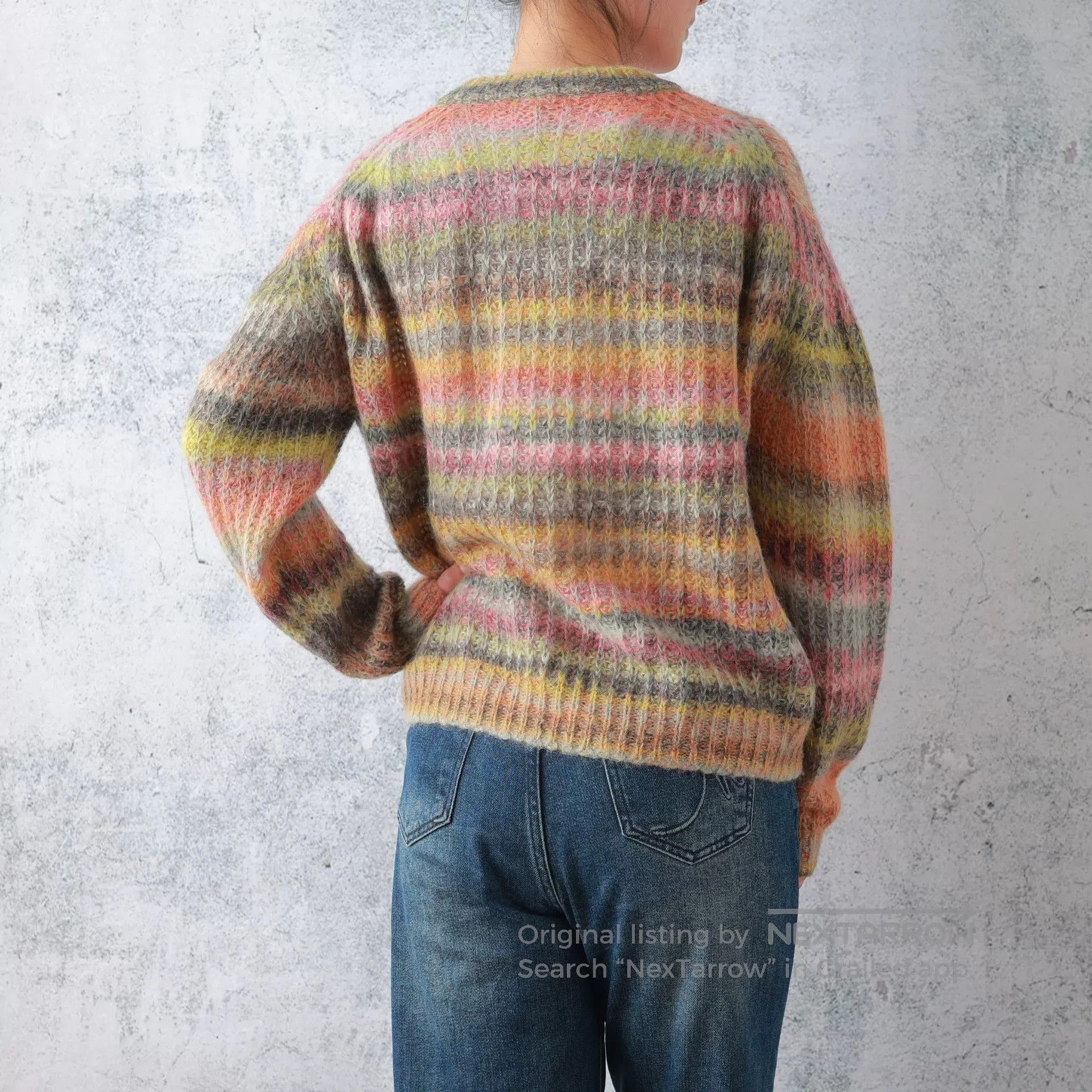 Acne Studios Acne Studios Rainbow Stripe Mohair Top. Size M / US 6-8 / IT 42-44 - 4 Thumbnail