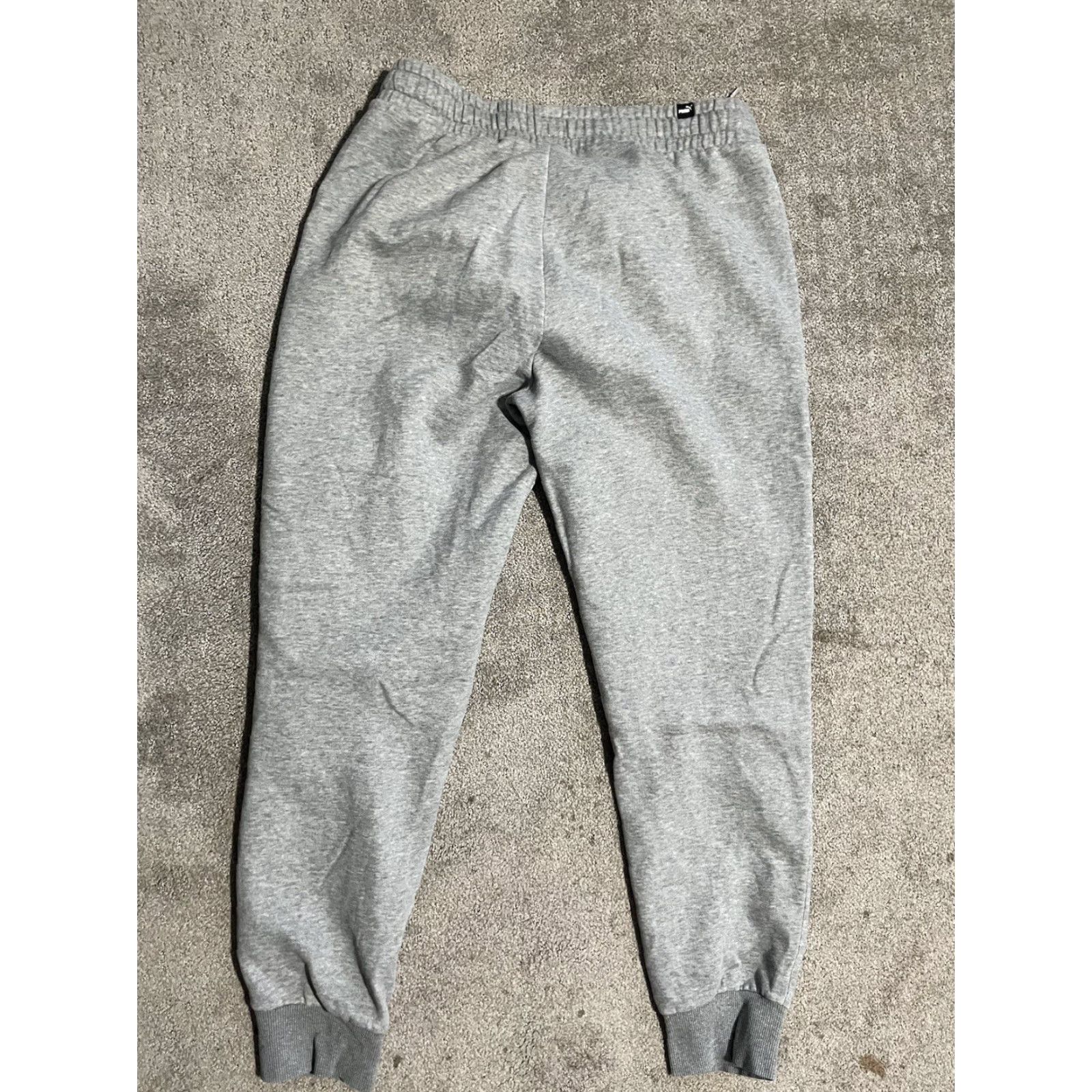 Puma Puma Cargo Sweatpants Men L Gray - 2 Pockets Logo Sweatpants Activewear Drawstring Pockets | Puma Pants Men Large Gray Size US 33 - 3 Thumbnail