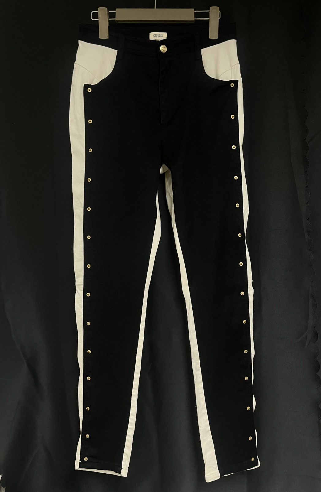 Designer × Japanese Brand × Kenzo KENZO Side button pants Size US 30 / EU 46 - 1 Thumbnail
