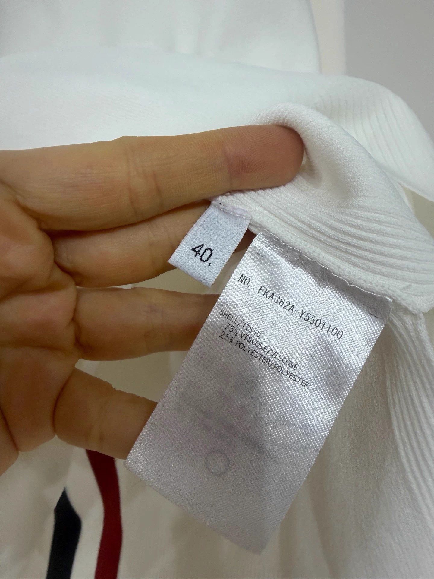 Thom Browne Thom Browne Classic Striped Short Sleeve Tee Size 40 Size US XXS / EU 40 - 3 Thumbnail