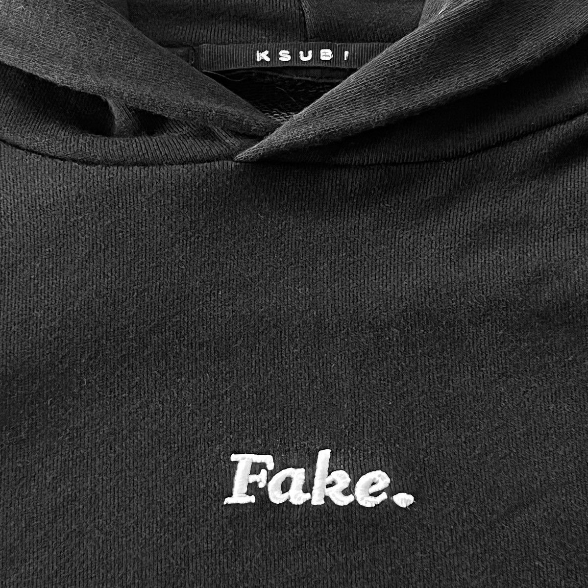Ksubi ➕ORIGINAL “ FAKE “ HOODIE W/ EMBROIDERY DETAIL & SIDE STITCH Size US M / EU 48-50 / 2 - 2 Thumbnail