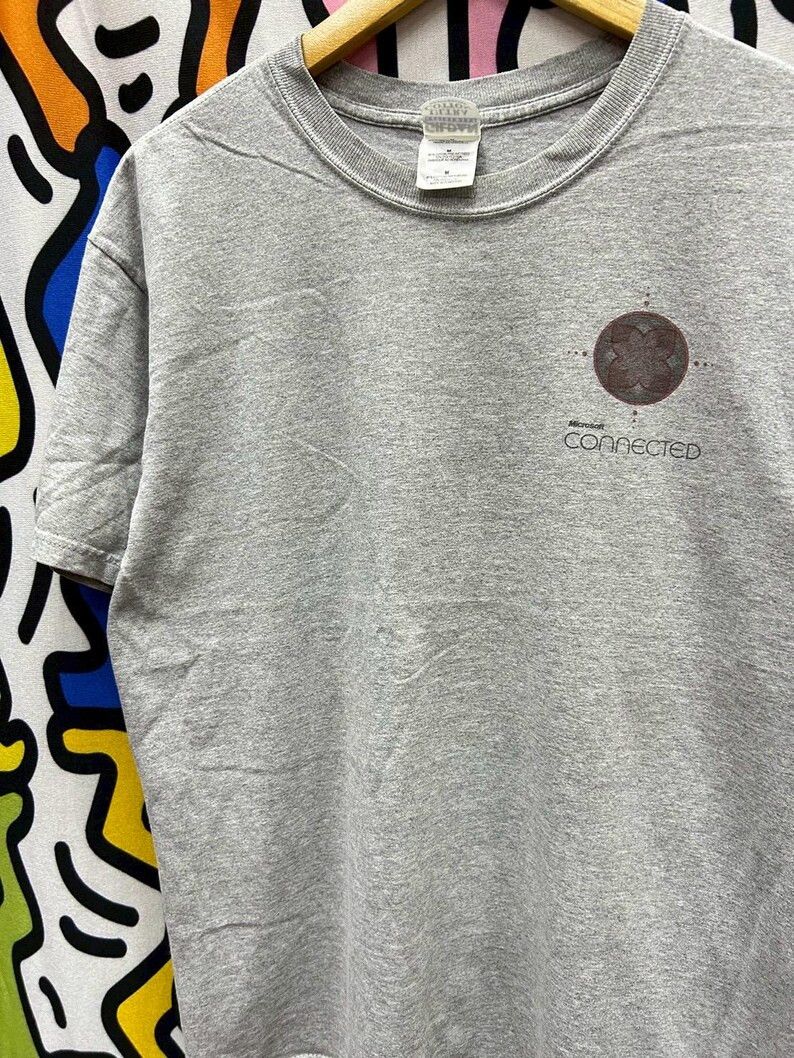 Microsoft Vintage 2000s Microsoft tshirt size M Size US M / EU 48-50 / 2 - 1 Thumbnail