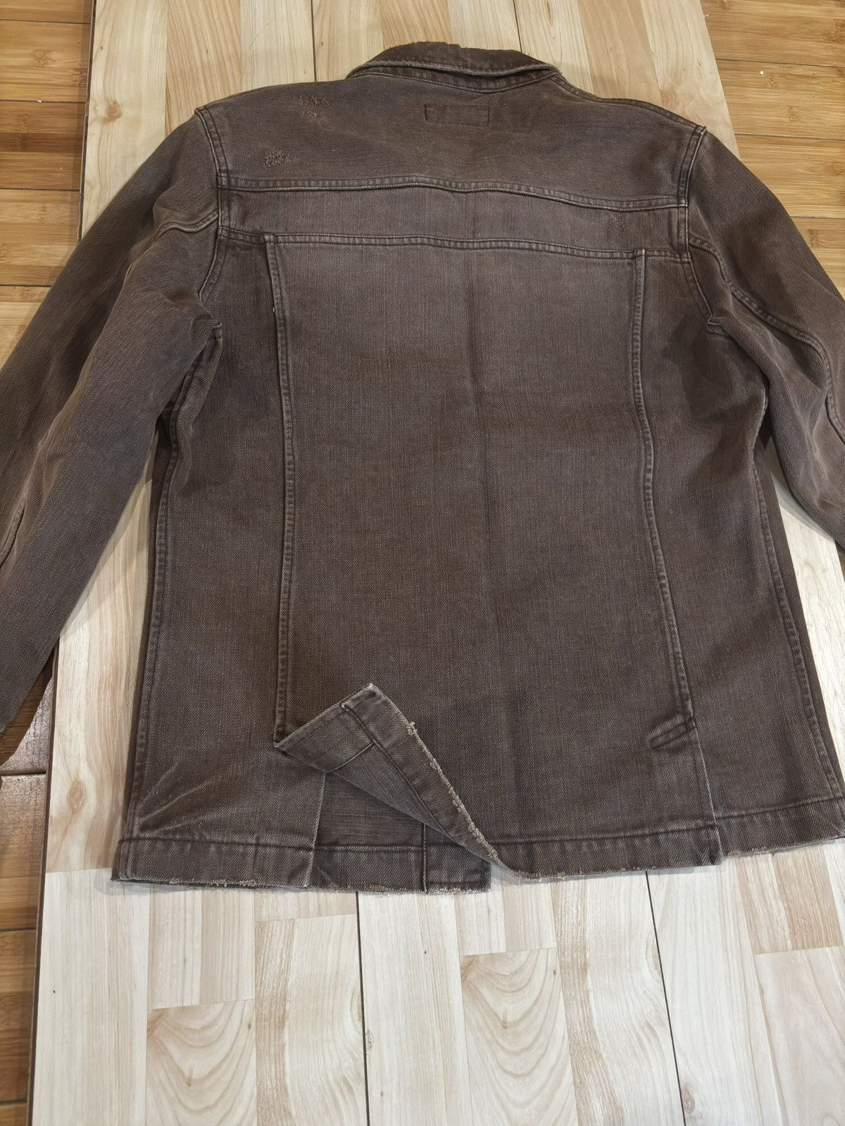 Other Brown denim jacket.oj-690 Size US XXS / EU 40 - 11 Thumbnail