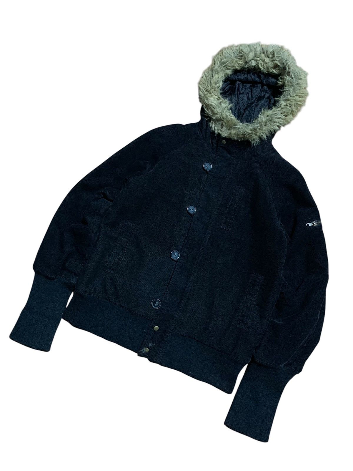 If Six Was Nine Vkei Crazy About Anything corduroy fur hoodie jacket Size US M / EU 48-50 / 2 - 2 Thumbnail