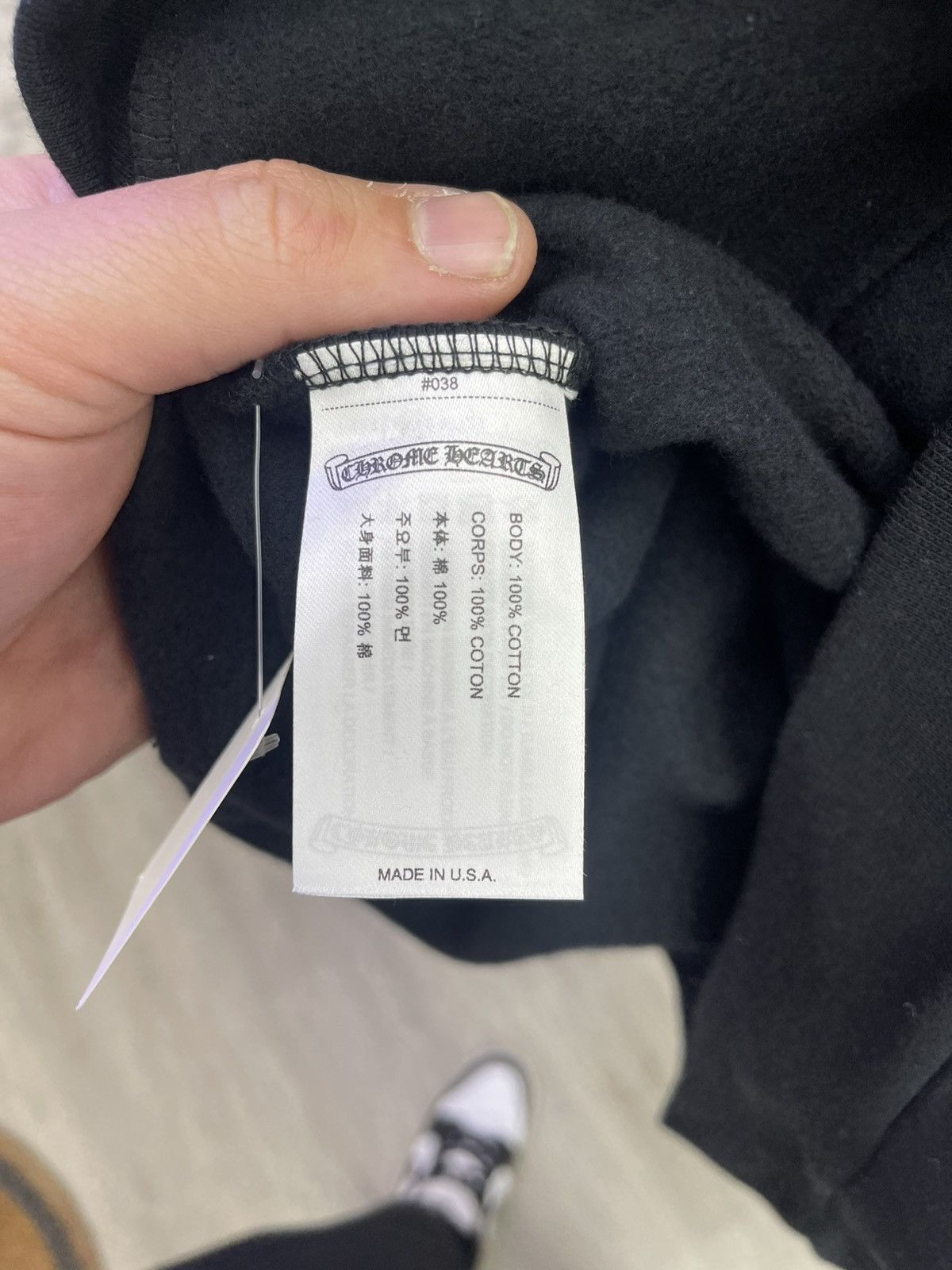 Chrome Hearts Chrome hearts hoodie (black/purple) Size US XS / EU 42 / 0 - 4 Thumbnail