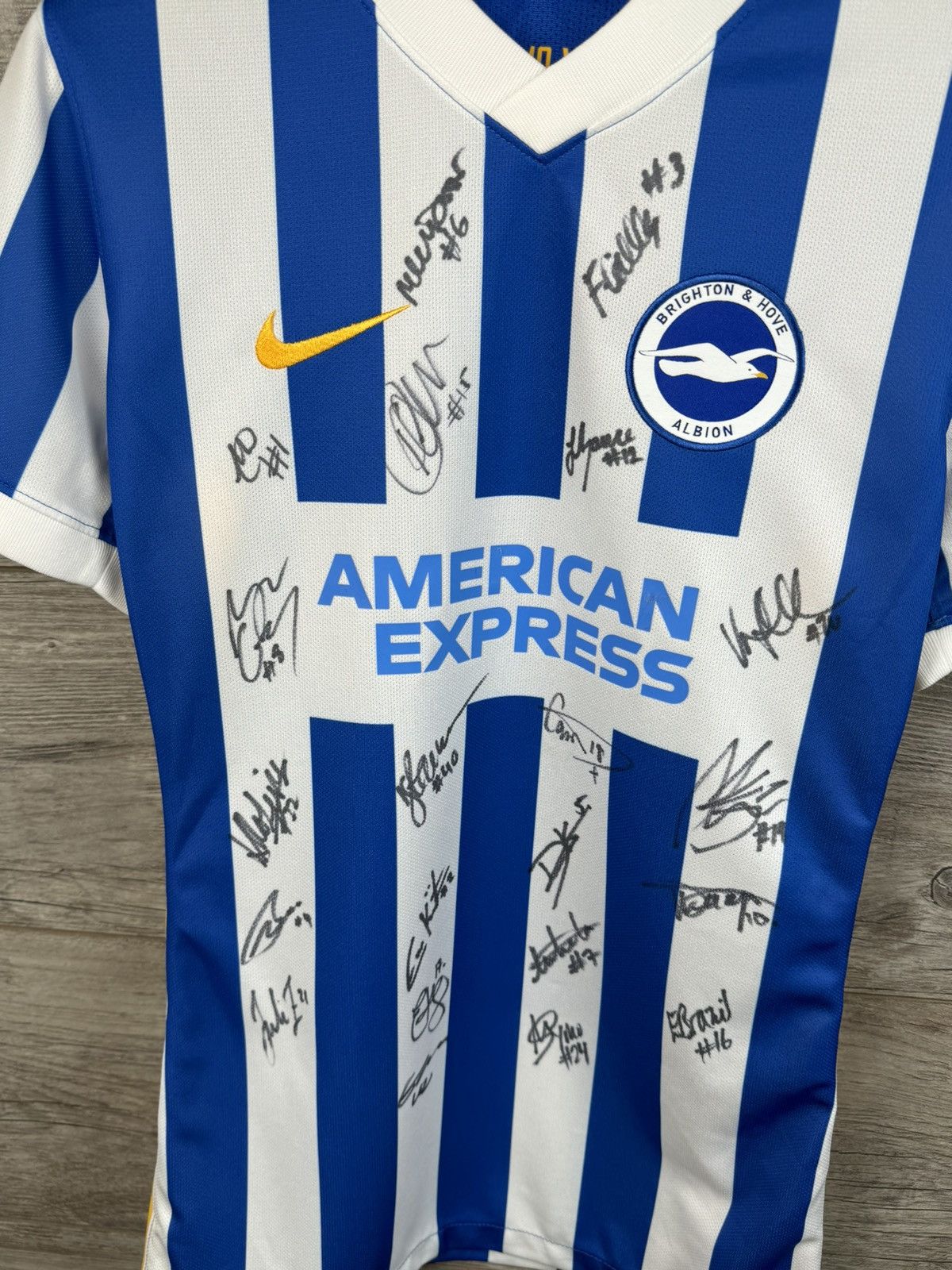Nike BRIGHTON HOVE ALBION 2021 2022 HOME SHIRT JERSEY NIKE Size US XS / EU 42 / 0 - 5 Thumbnail