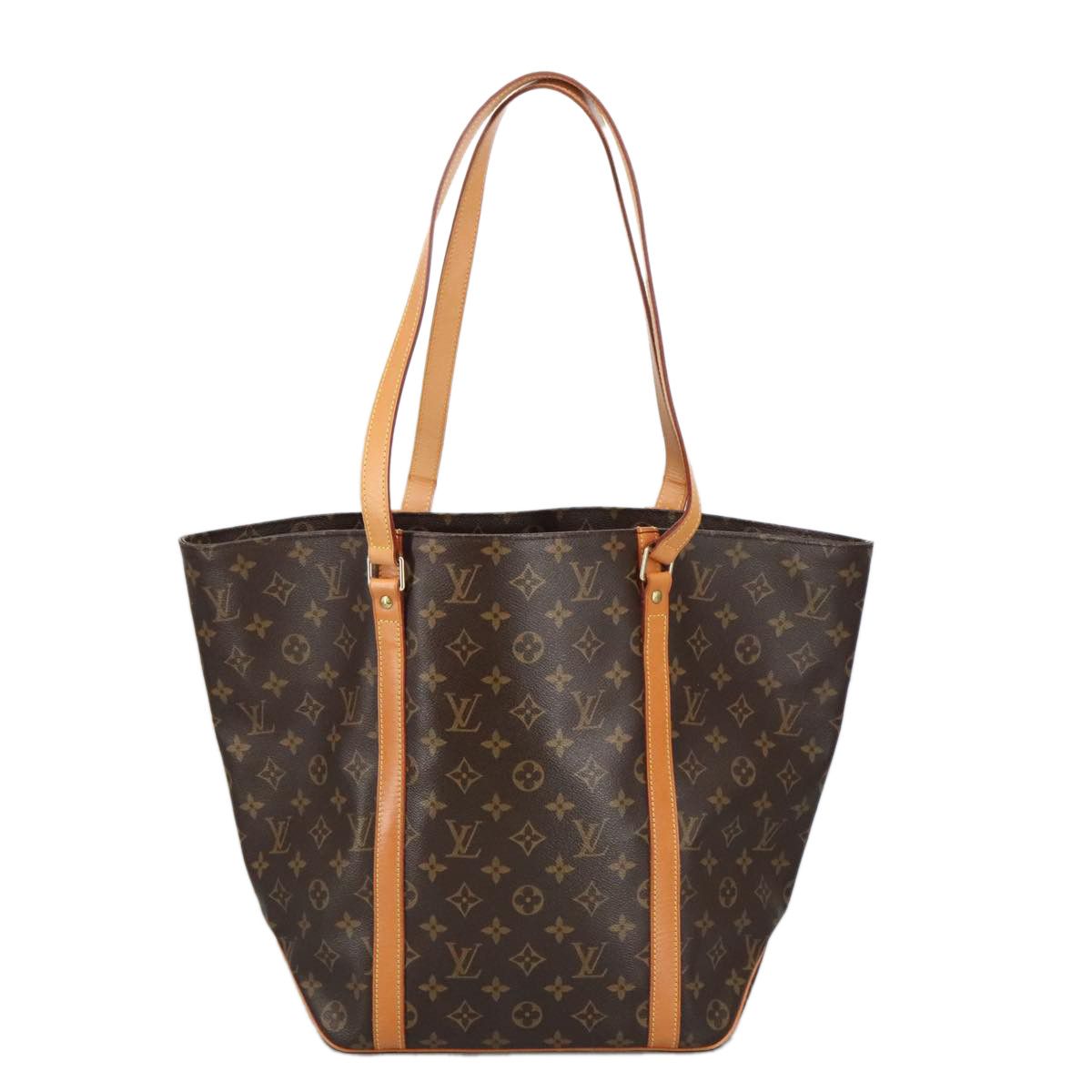 Louis Vuitton Shopping Brown Canvas Tote Bag (Pre-Owned) Size ONE SIZE - 1 Thumbnail