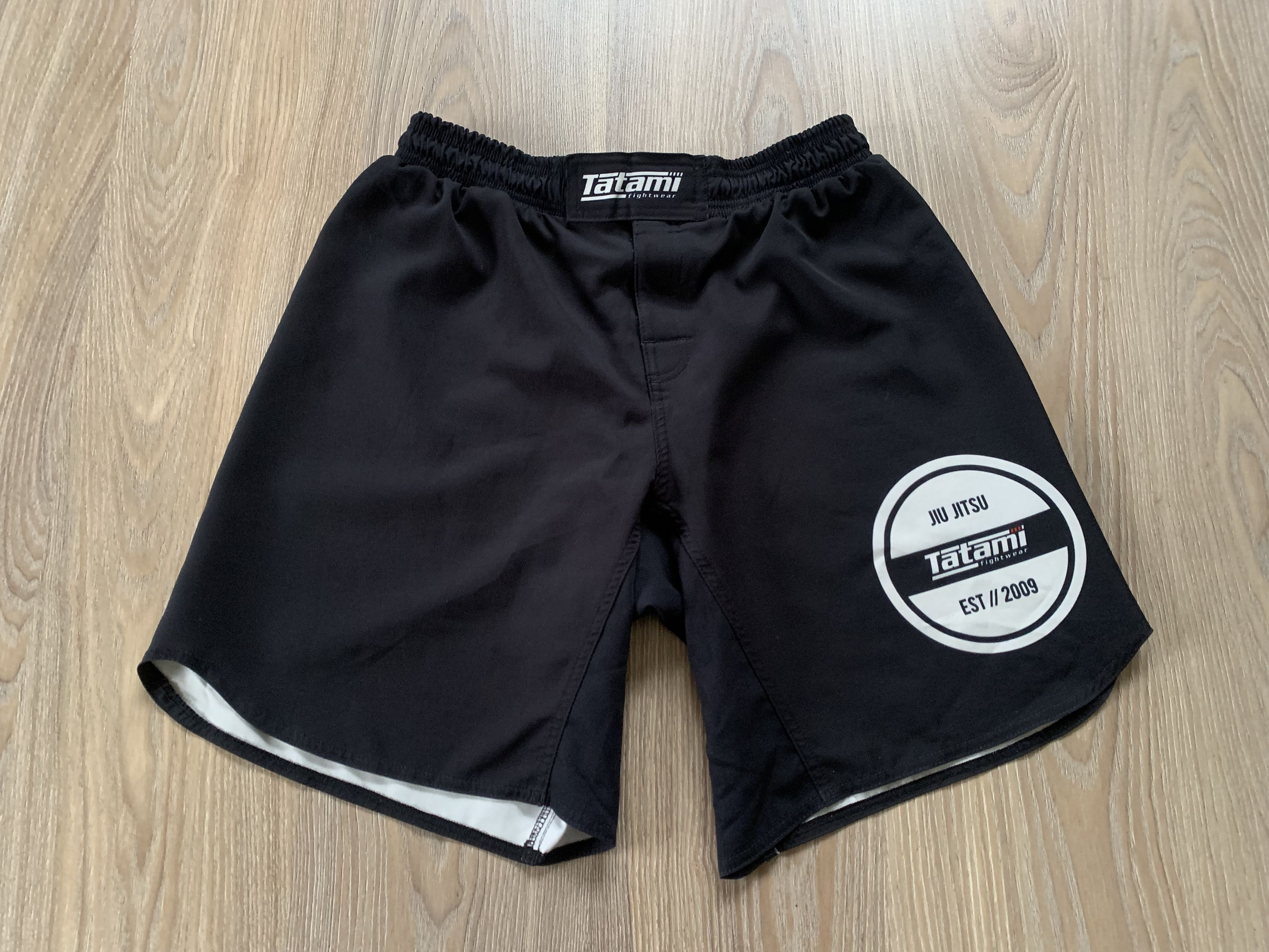 Flight Club Tatami Black Fightwear Jiu Jitsu Grappling Shorts Size US 36 / EU 52 - 2 Thumbnail