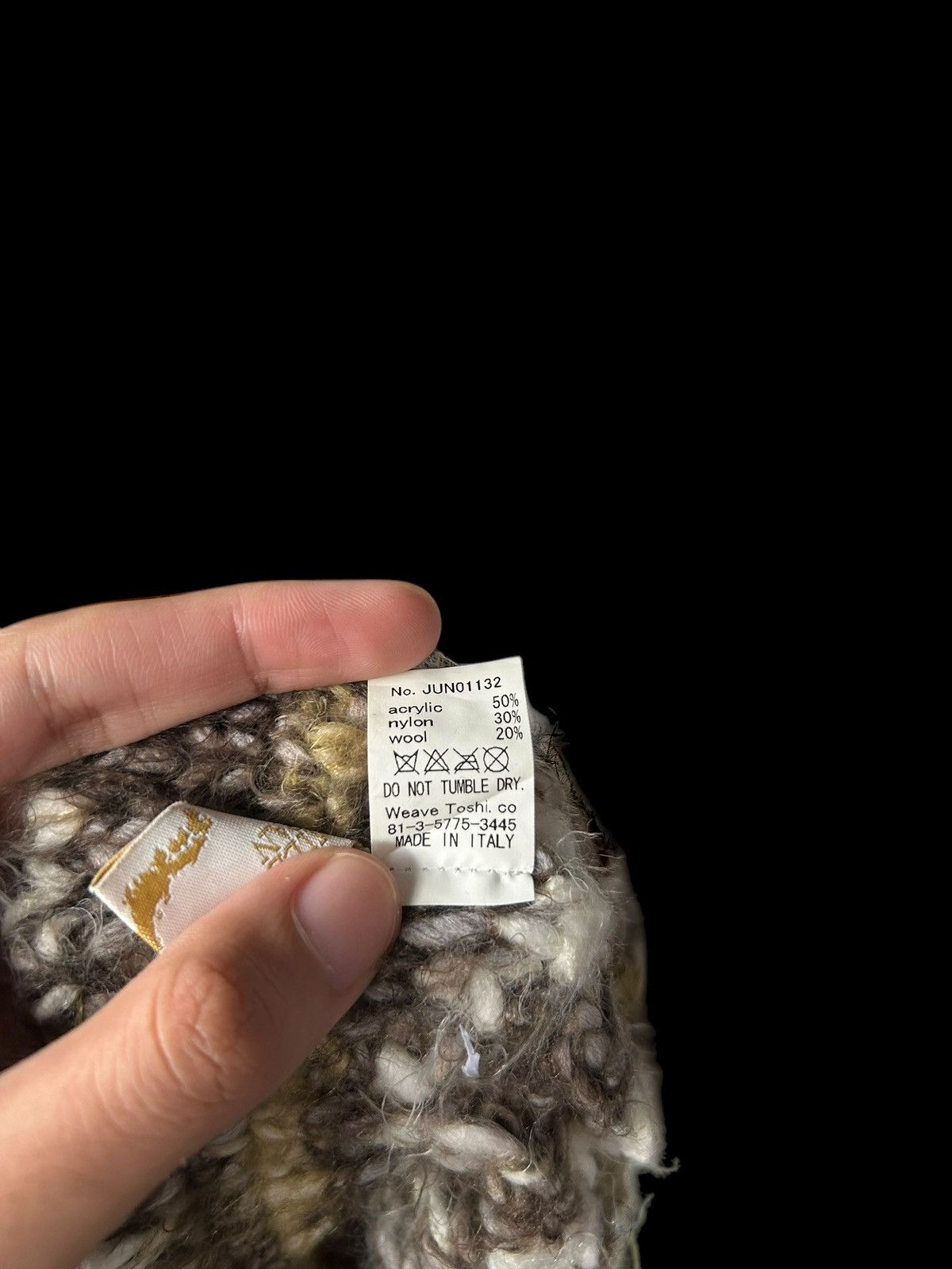 Japanese Brand × Kapital × Vintage CA4LA x Weave Toshi Knitted Fur Hairy Made in Italy Hats Size ONE SIZE - 8 Thumbnail
