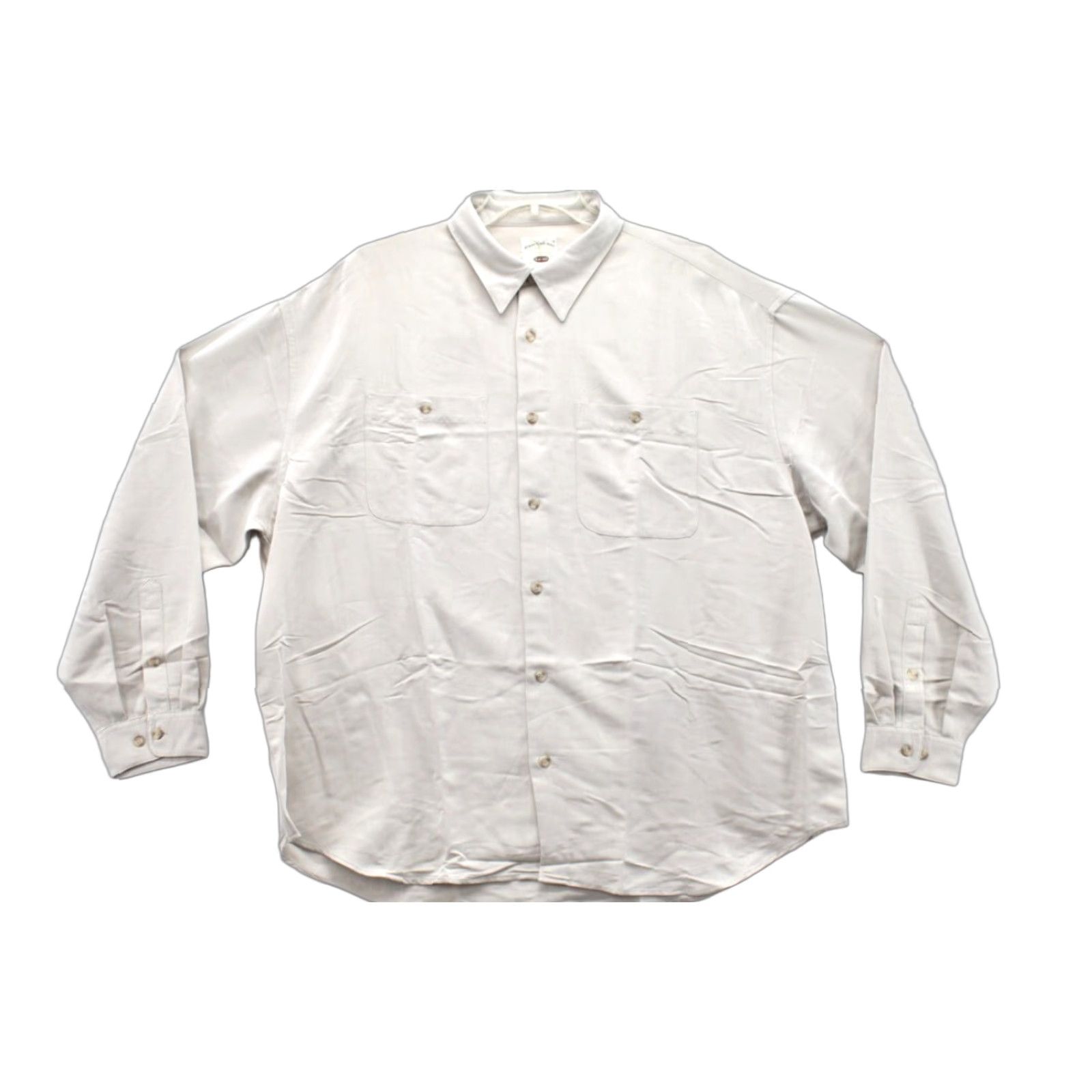 Vintage NWT Original Island Sport Shirt Men's XXL Beige Long Sleeve Button Up Vacation Shirt Size US XXL / EU 58 / 5 - 1 Thumbnail