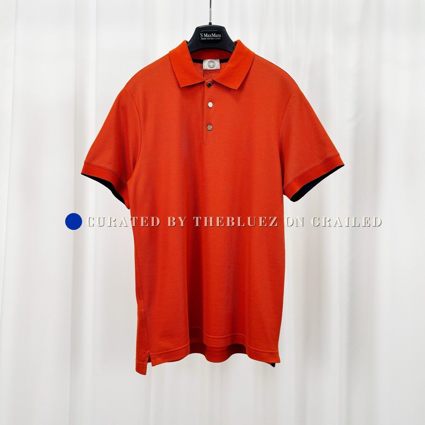 Hermes Hermes Orange Equestrian Polo Shirt Size US M / EU 48-50 / 2 - 1 Thumbnail