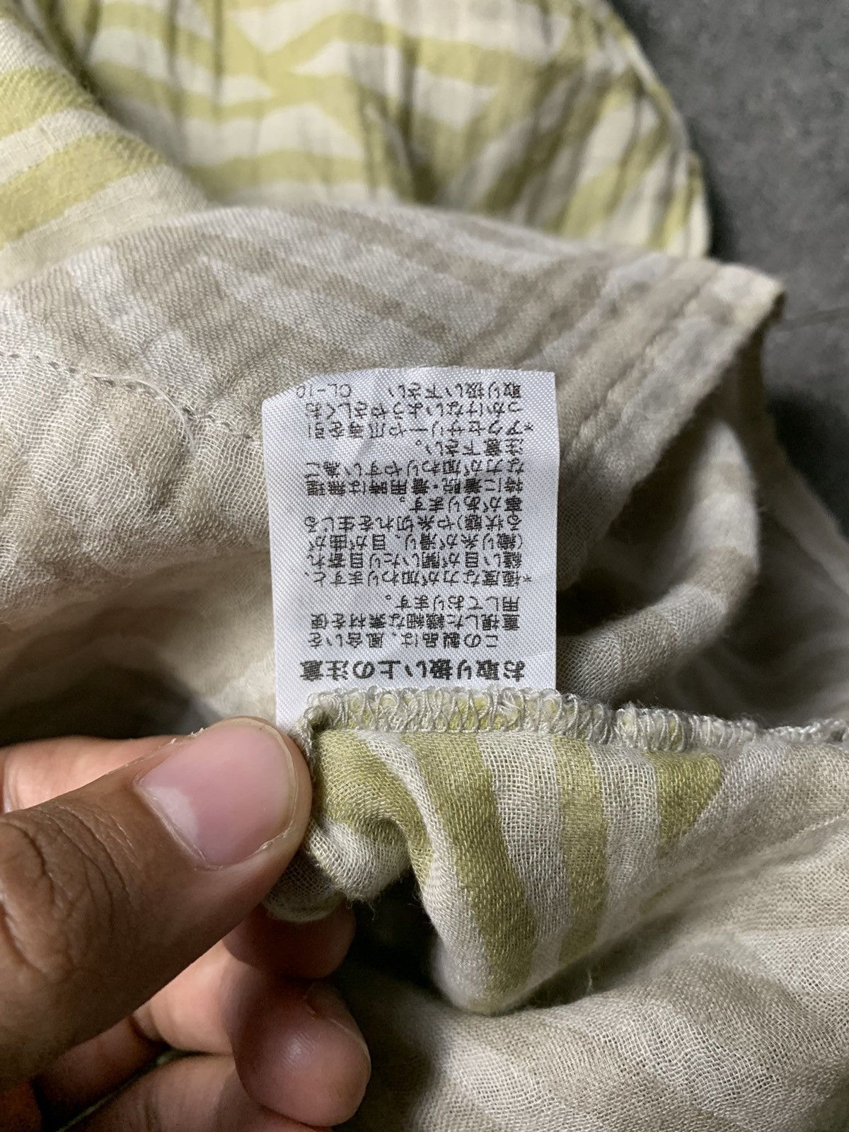 Issey Miyake 2000s Plantation Issey Miyake Pattern Button Up Size L / US 10 / IT 46 - 9 Thumbnail