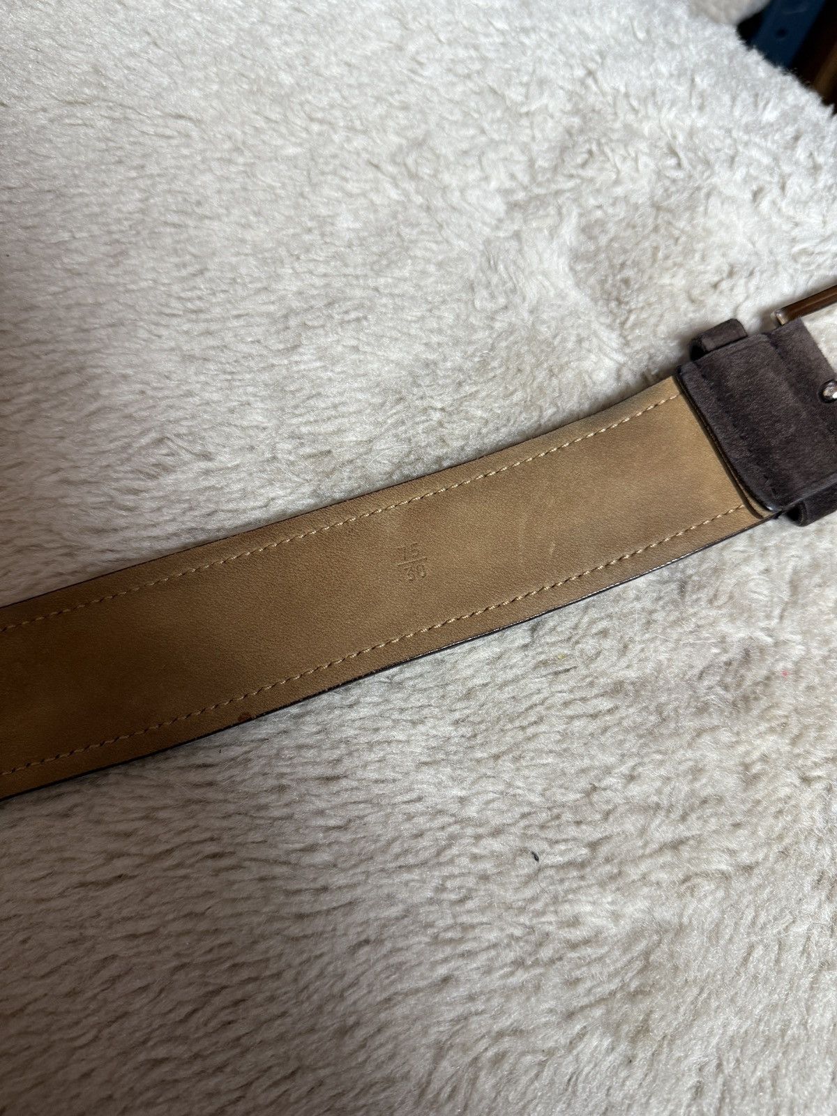 Prada PRADA Leather Metal Logo Belt y2k Size ONE SIZE - 6 Thumbnail