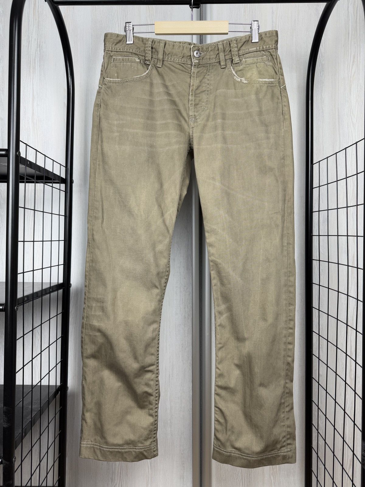 Dolce & Gabbana Magic Regular Straight Leg khaki beige jeans